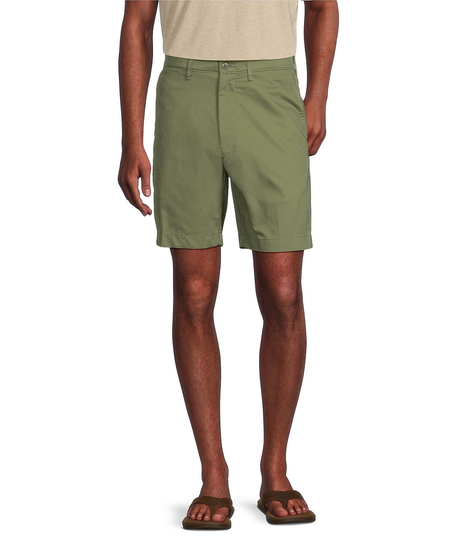 Cremieux Blue Label Madison Classic Summer Weight Comfort Stretch 8#double; Inseam Shorts