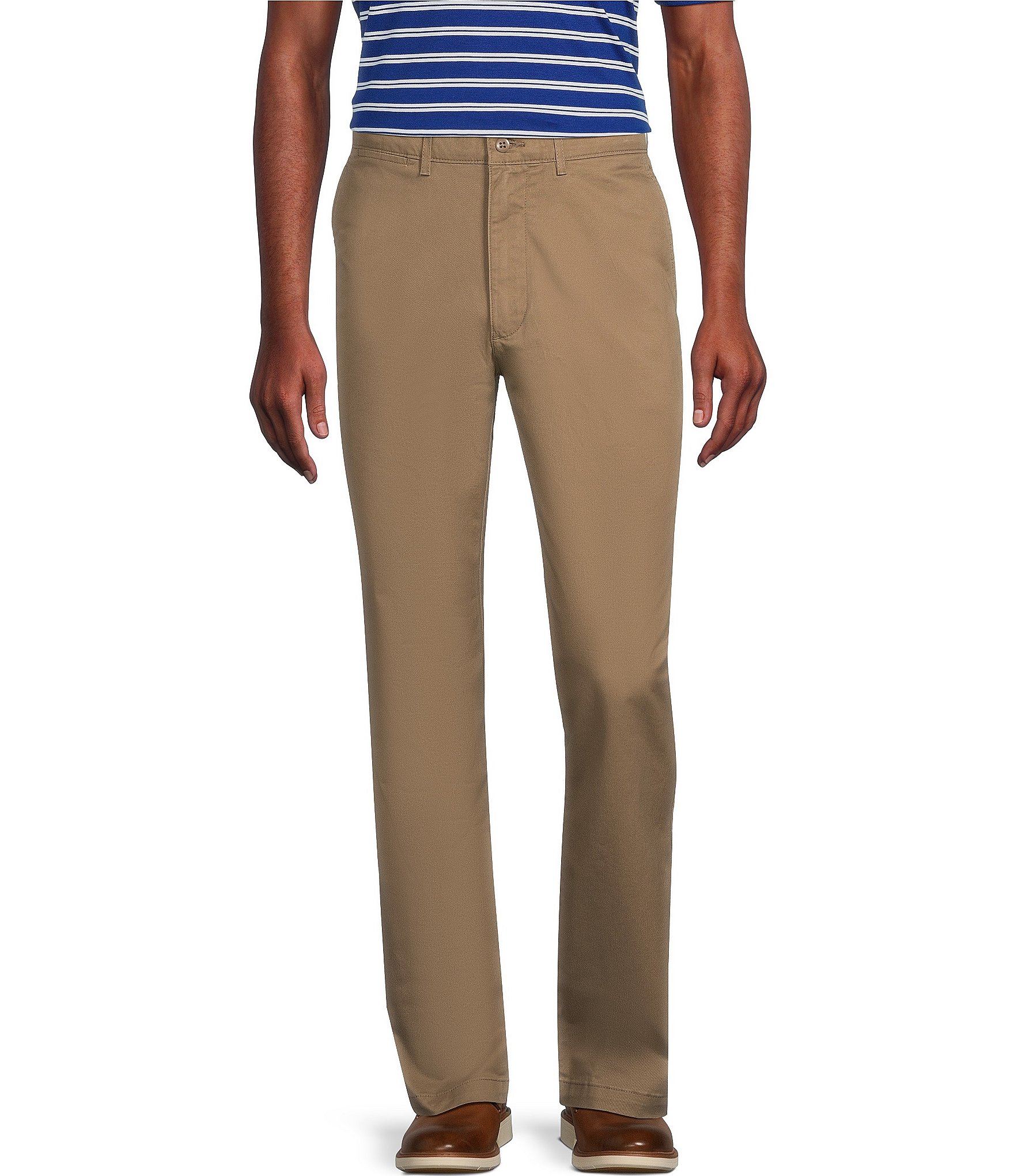 Cremieux Blue Label Madison Comfort Stretch Flat Front Twill Chino ...