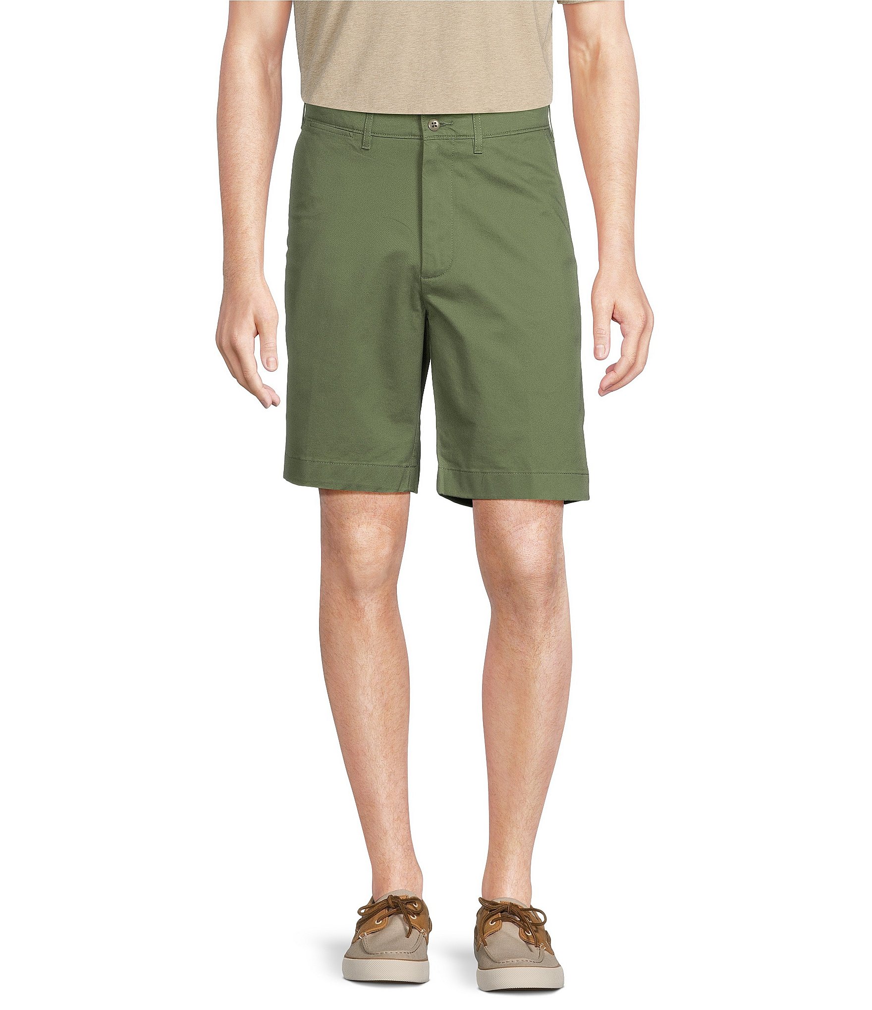 Cremieux Blue Label Madison Flat Front Comfort Stretch 9#double; Inseam Shorts