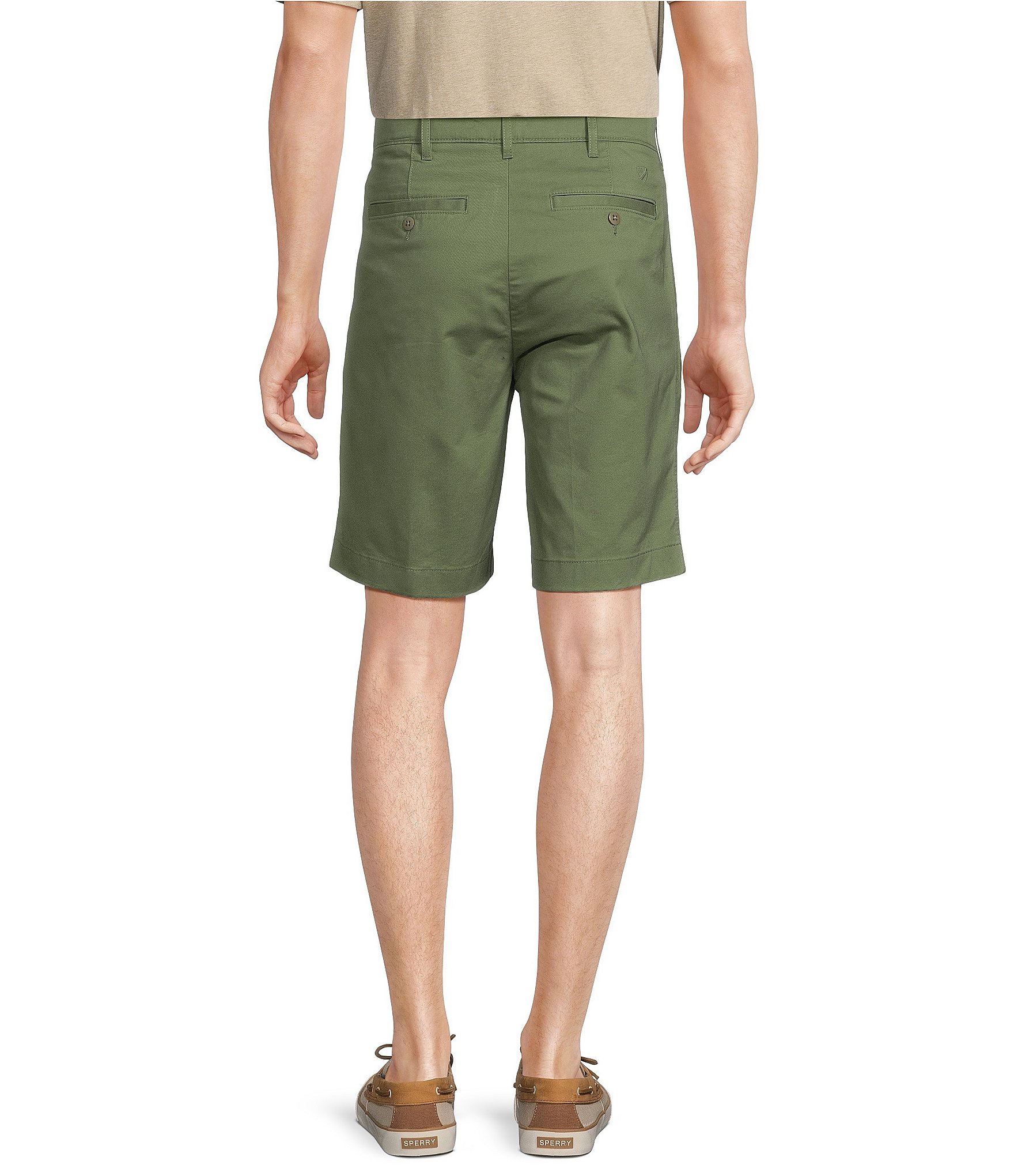 Cremieux Blue Label Madison Flat Front Comfort Stretch 9#double; Inseam Shorts