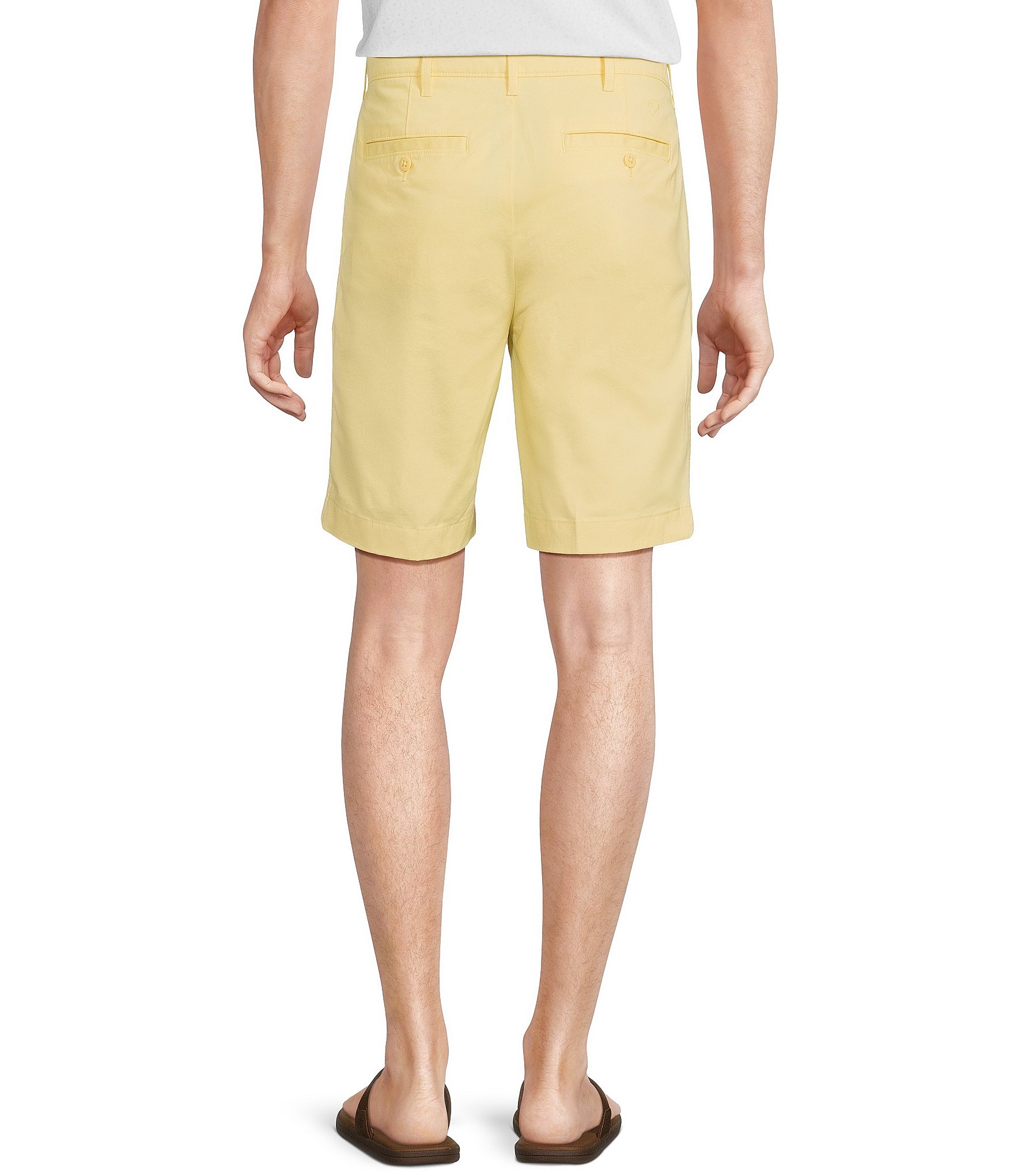 Cremieux Blue Label Madison Flat Front Comfort Stretch 9#double; Inseam Shorts