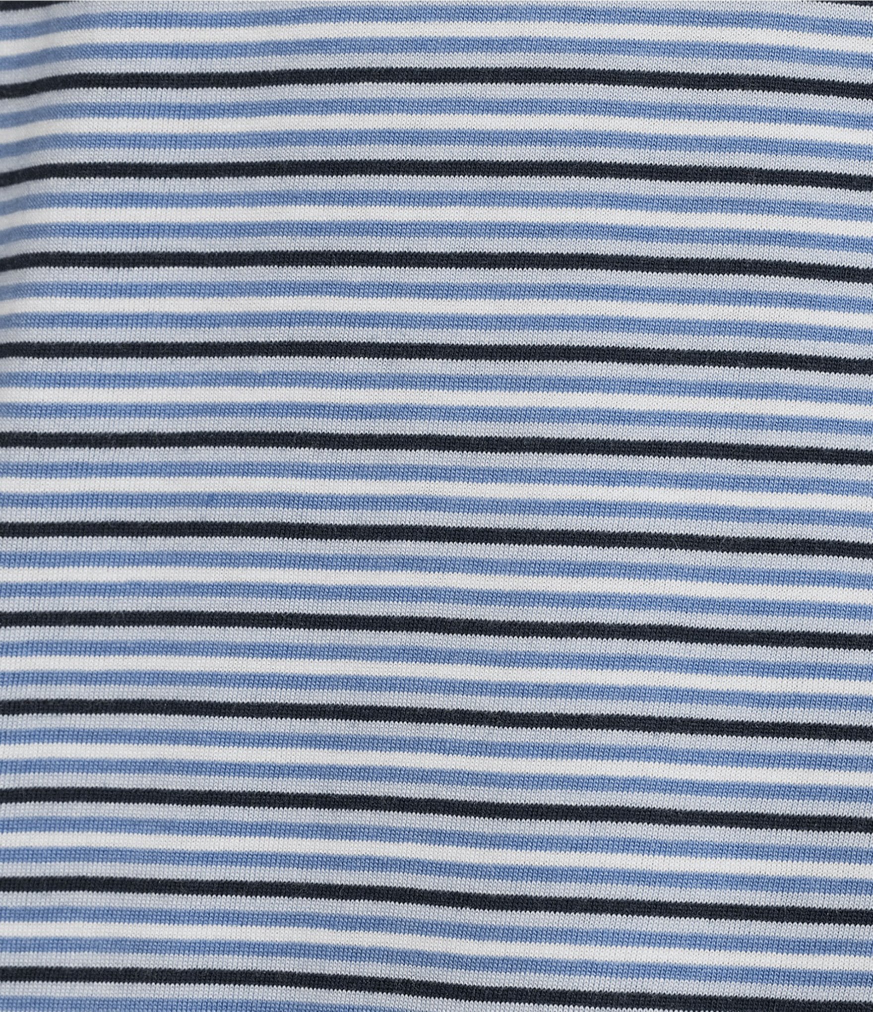 Cremieux Blue Label Multi-Stripe Classic Fit Jersey Short Sleeve Polo Shirt