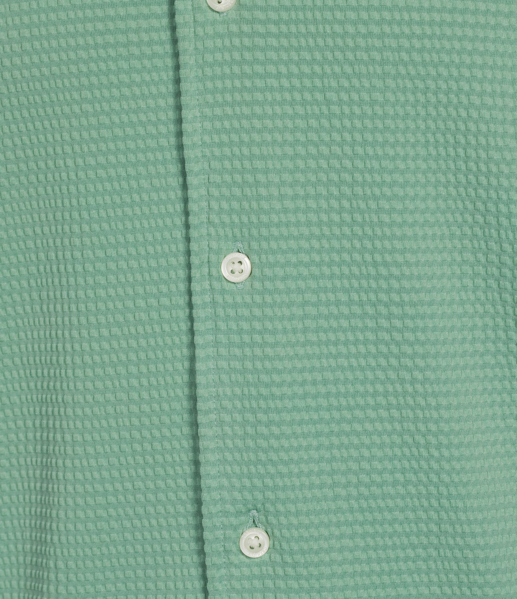 Cremieux Blue Label Performance Solid Seersucker Short Sleeve Coat Front Shirt