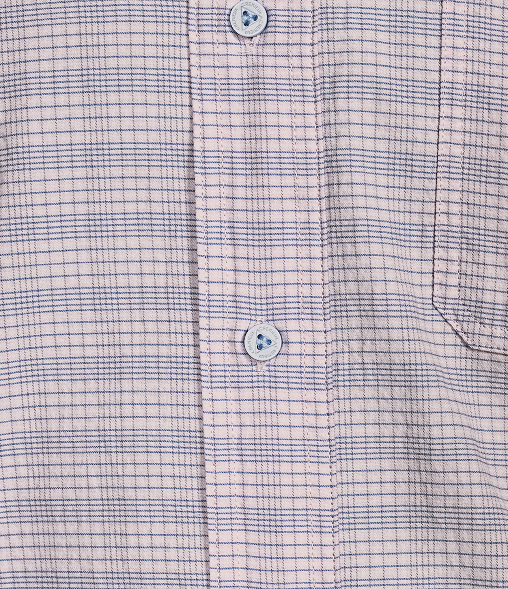 Cremieux Blue Label Performance Stretch Plaid Seersucker Short Sleeve Woven Shirt