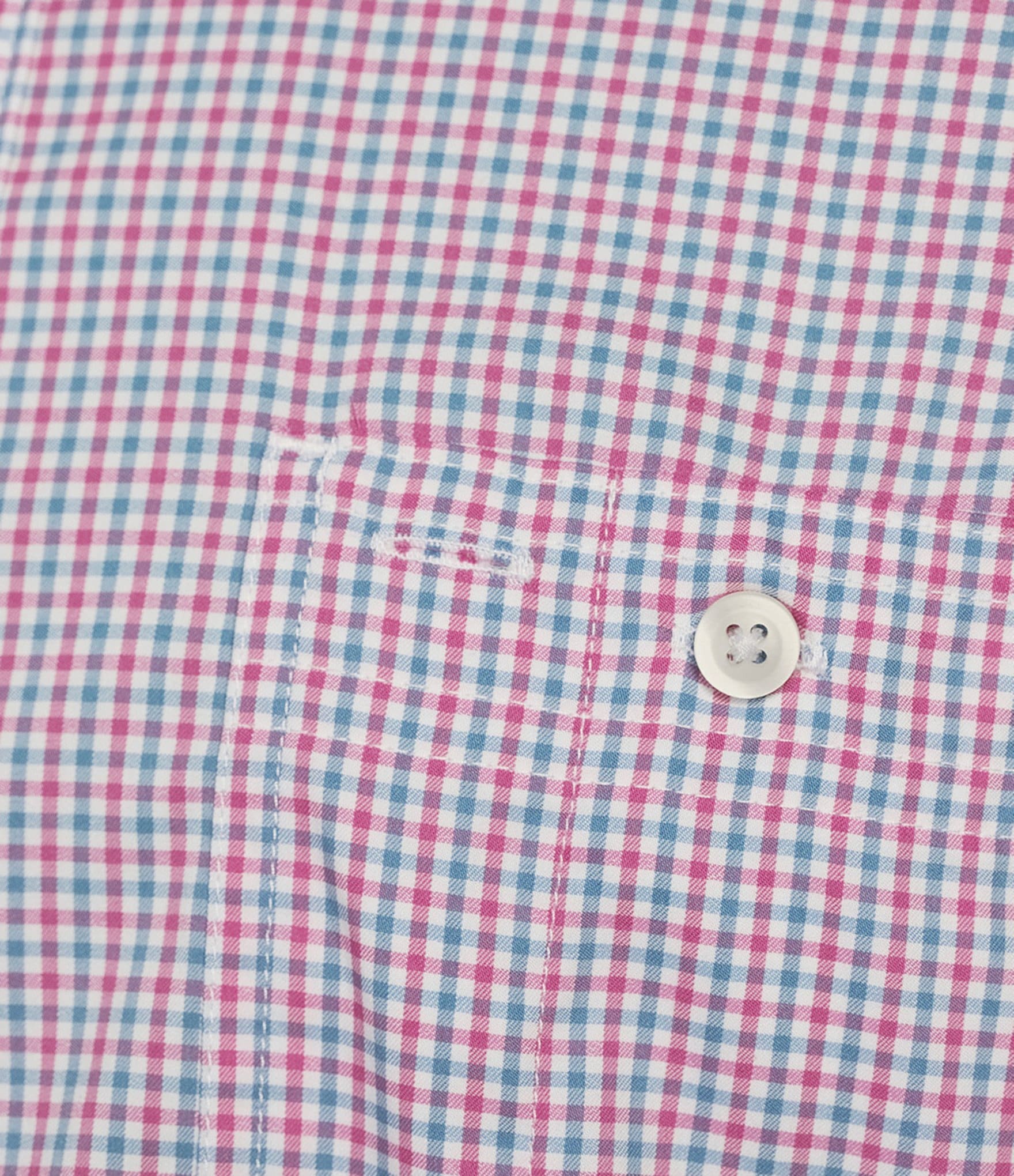 Cremieux Blue Label Performance Stretch Twill Checked Short Sleeve Woven Shirt