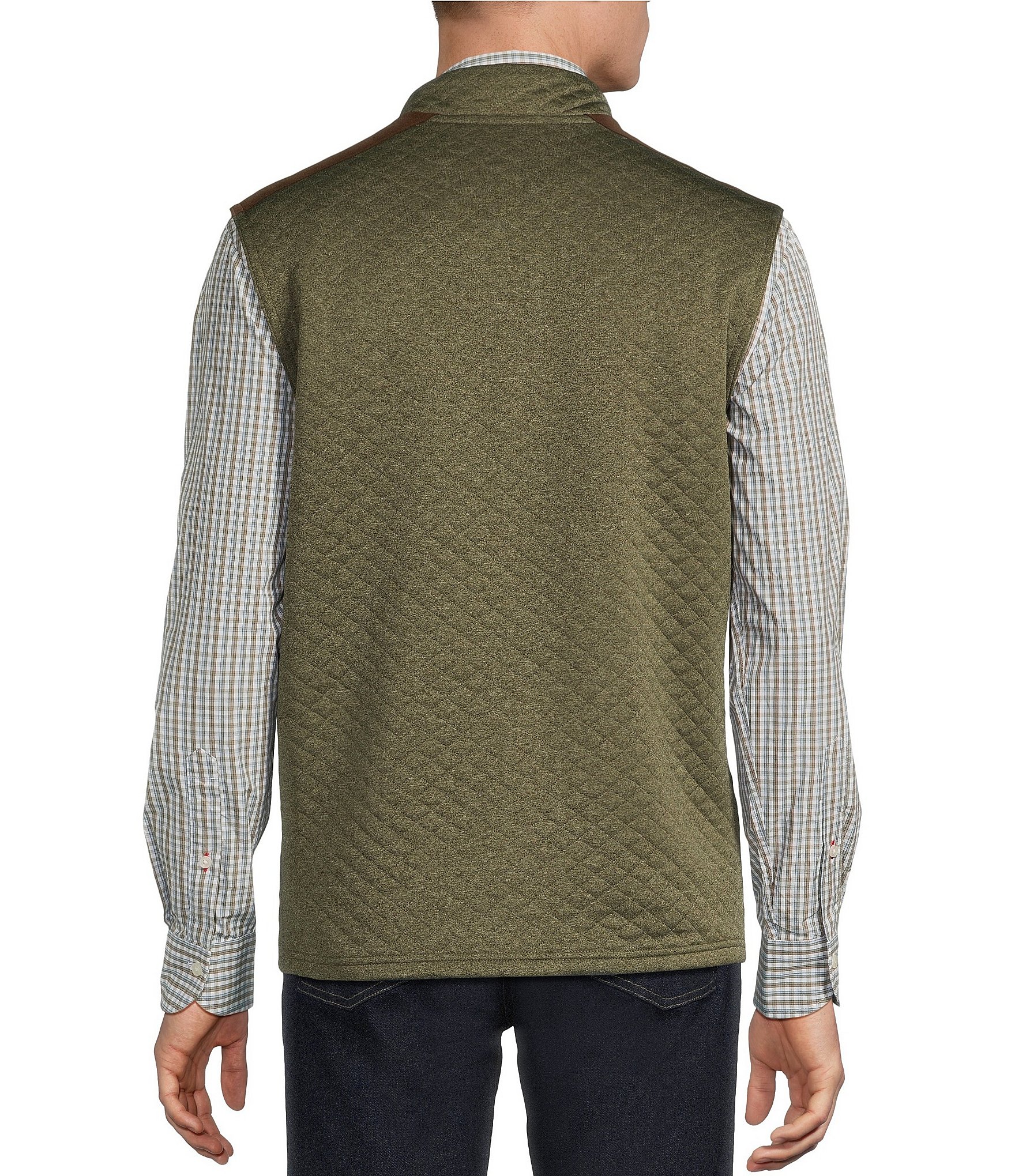 Cremieux Blue Label Quilted Full Zip Vest
