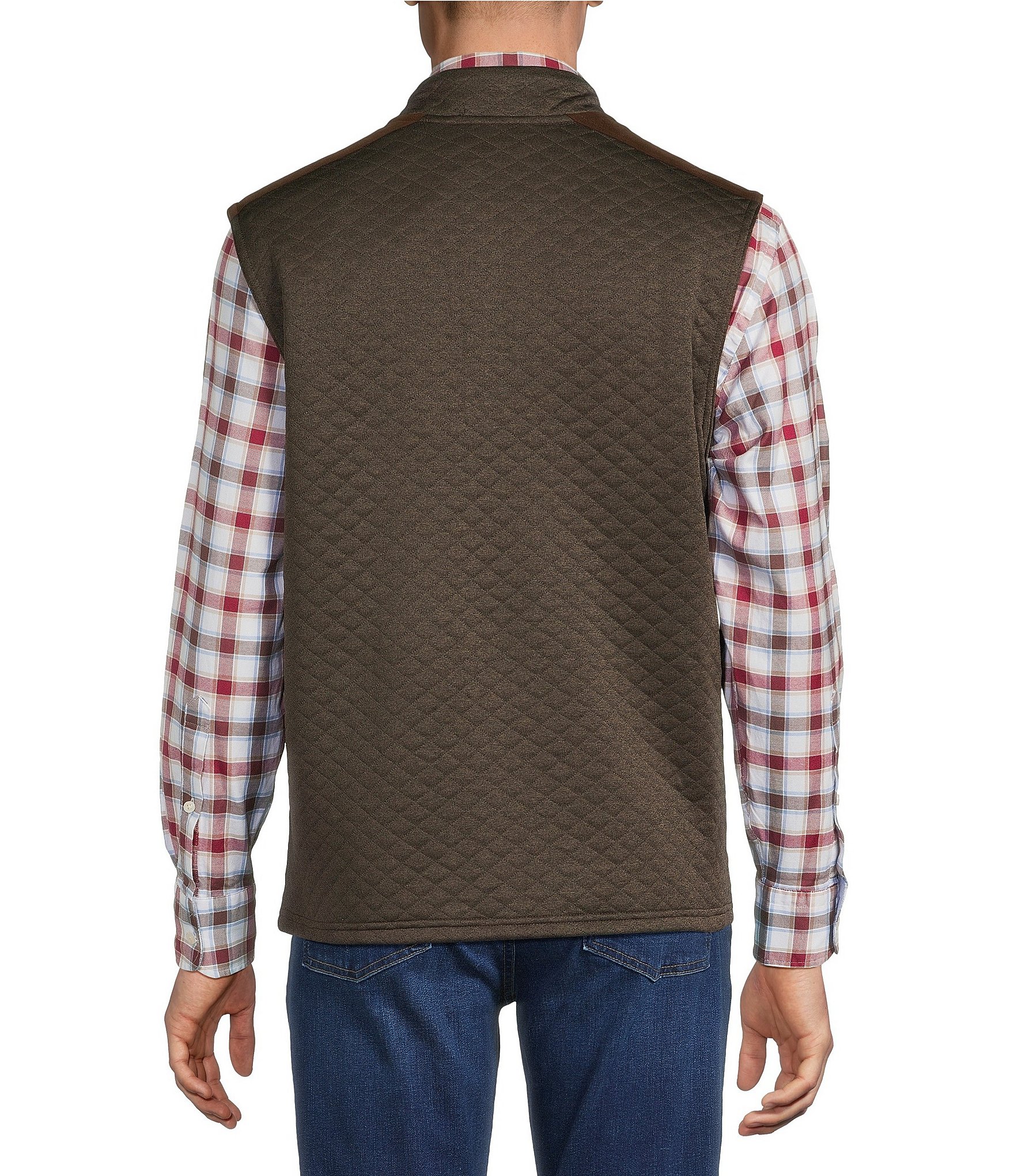 Cremieux Blue Label Quilted Full Zip Vest
