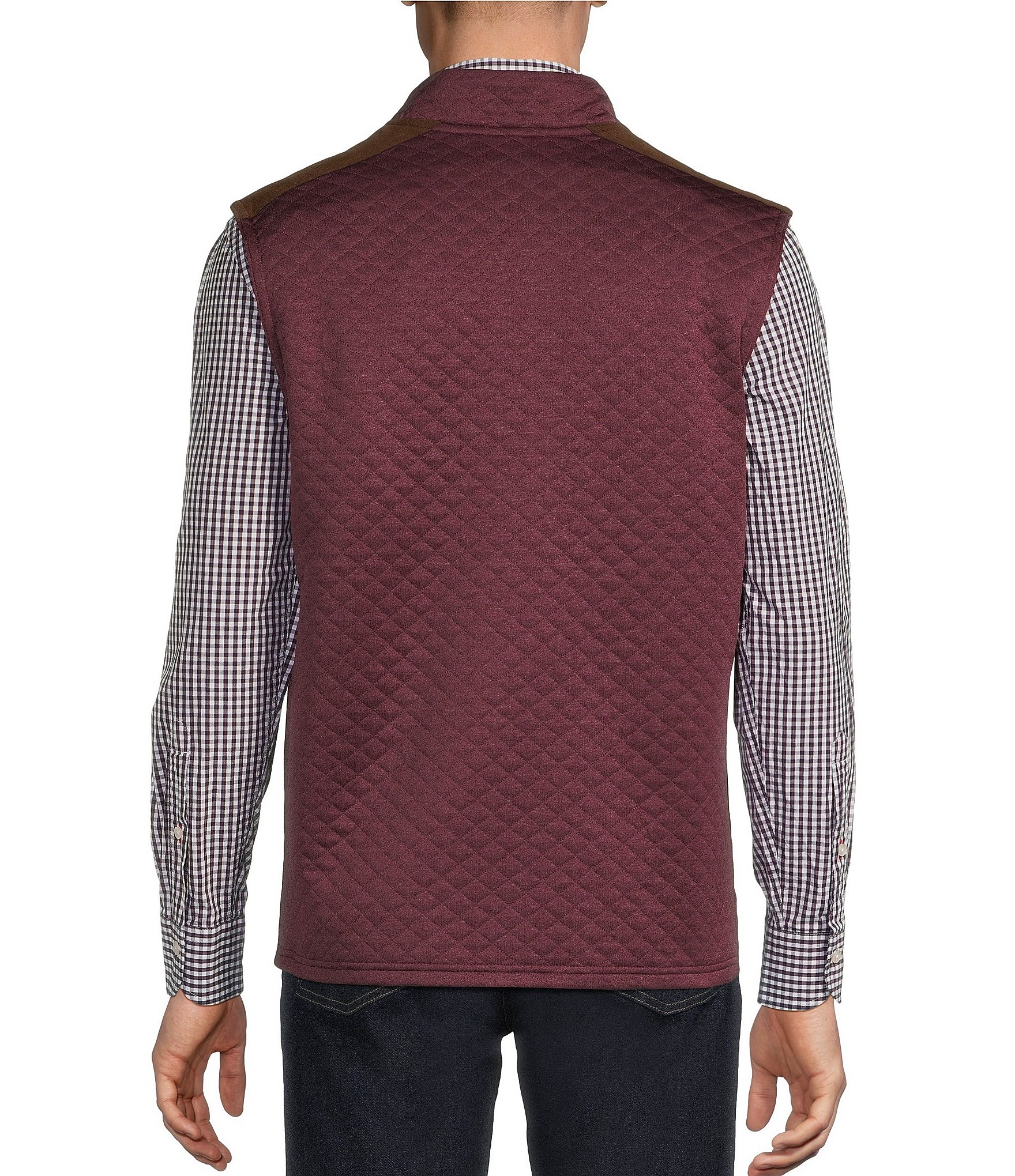 Cremieux Blue Label Quilted Full Zip Vest