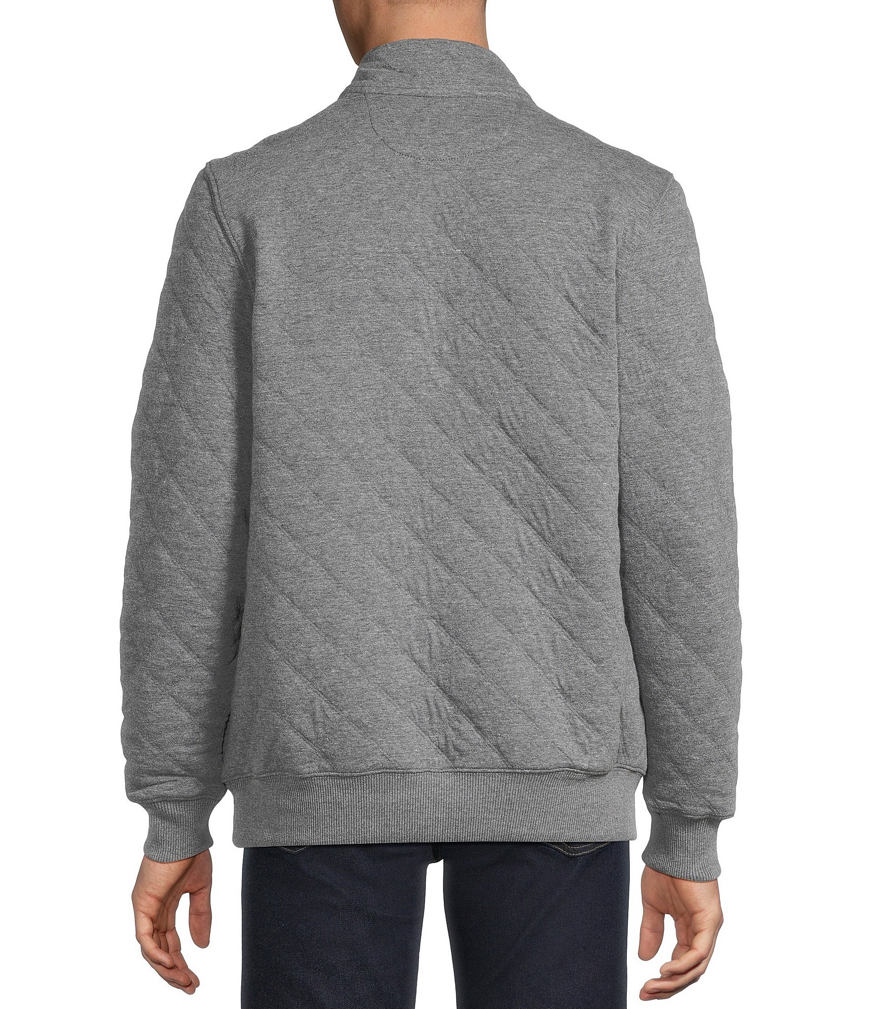 Cremieux Blue Label Quilted Mock Neck Pullover
