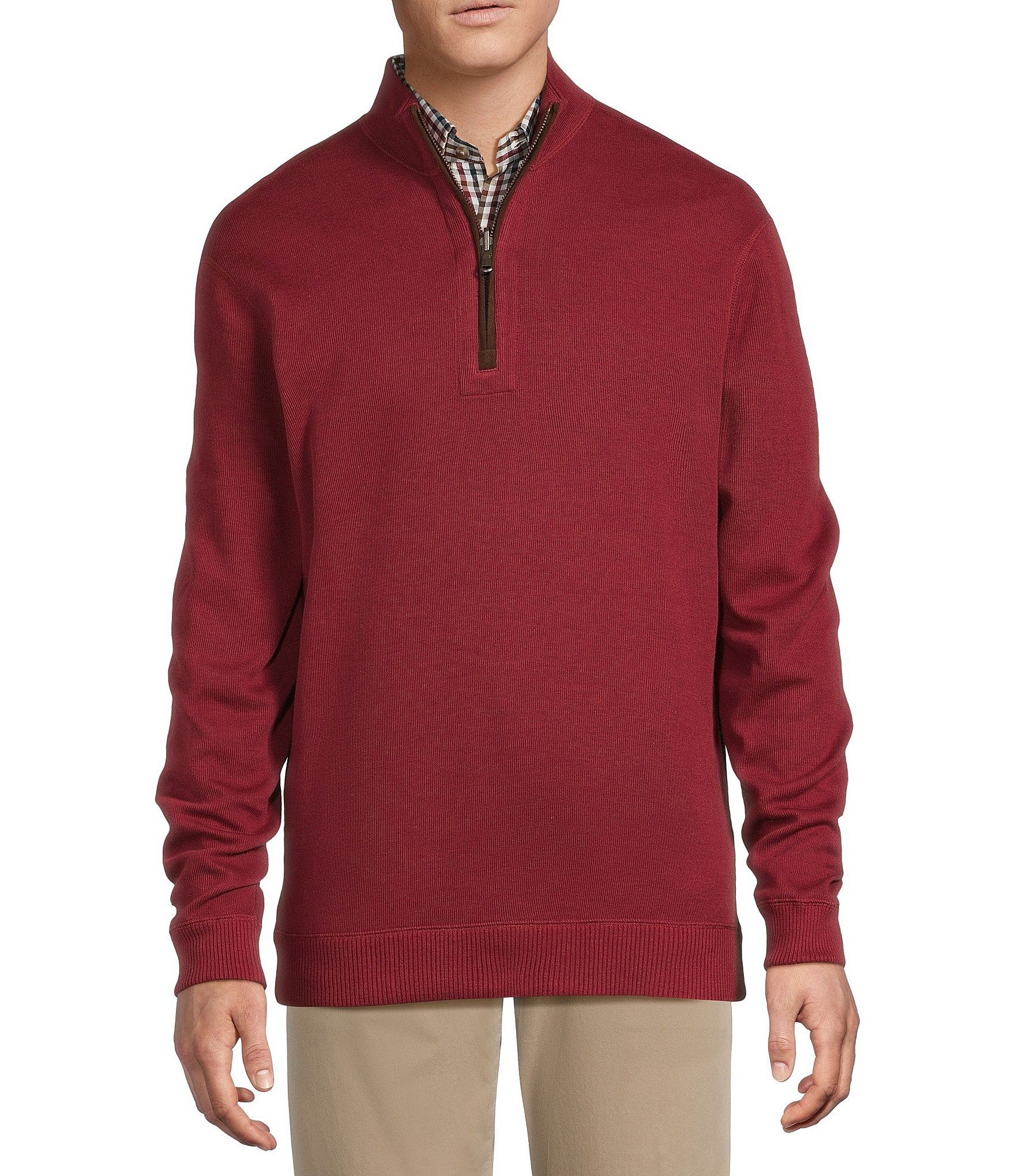 Cremieux Blue Label Reversible Quarter-Zip Pullover