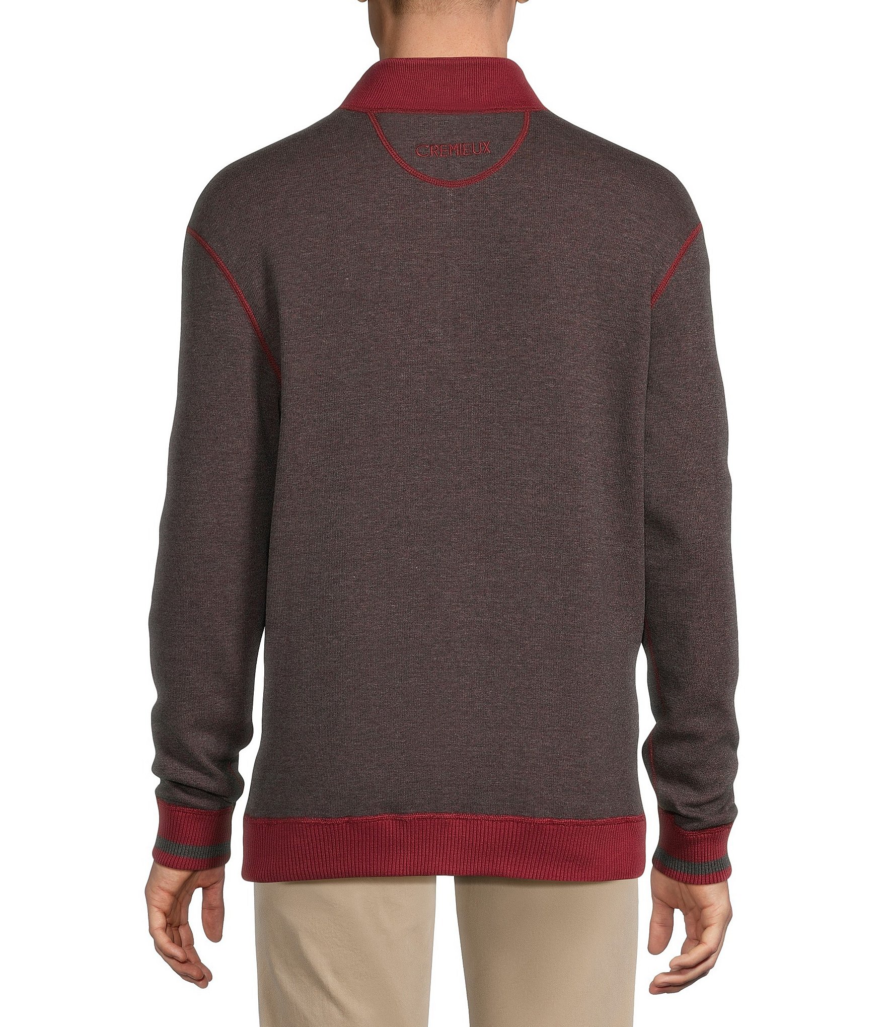 Cremieux Blue Label Reversible Quarter-Zip Pullover