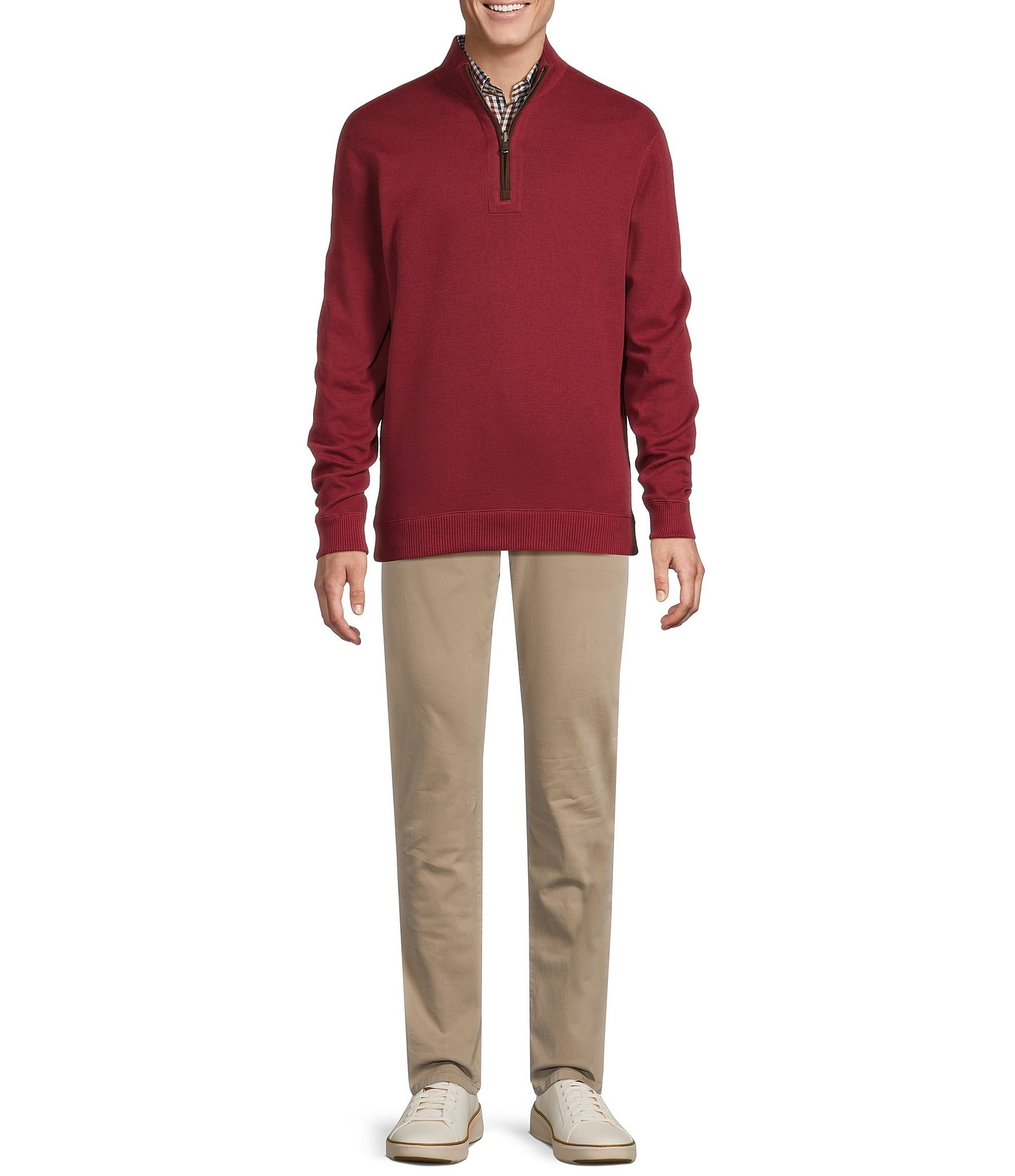 Cremieux Blue Label Reversible Quarter-Zip Pullover