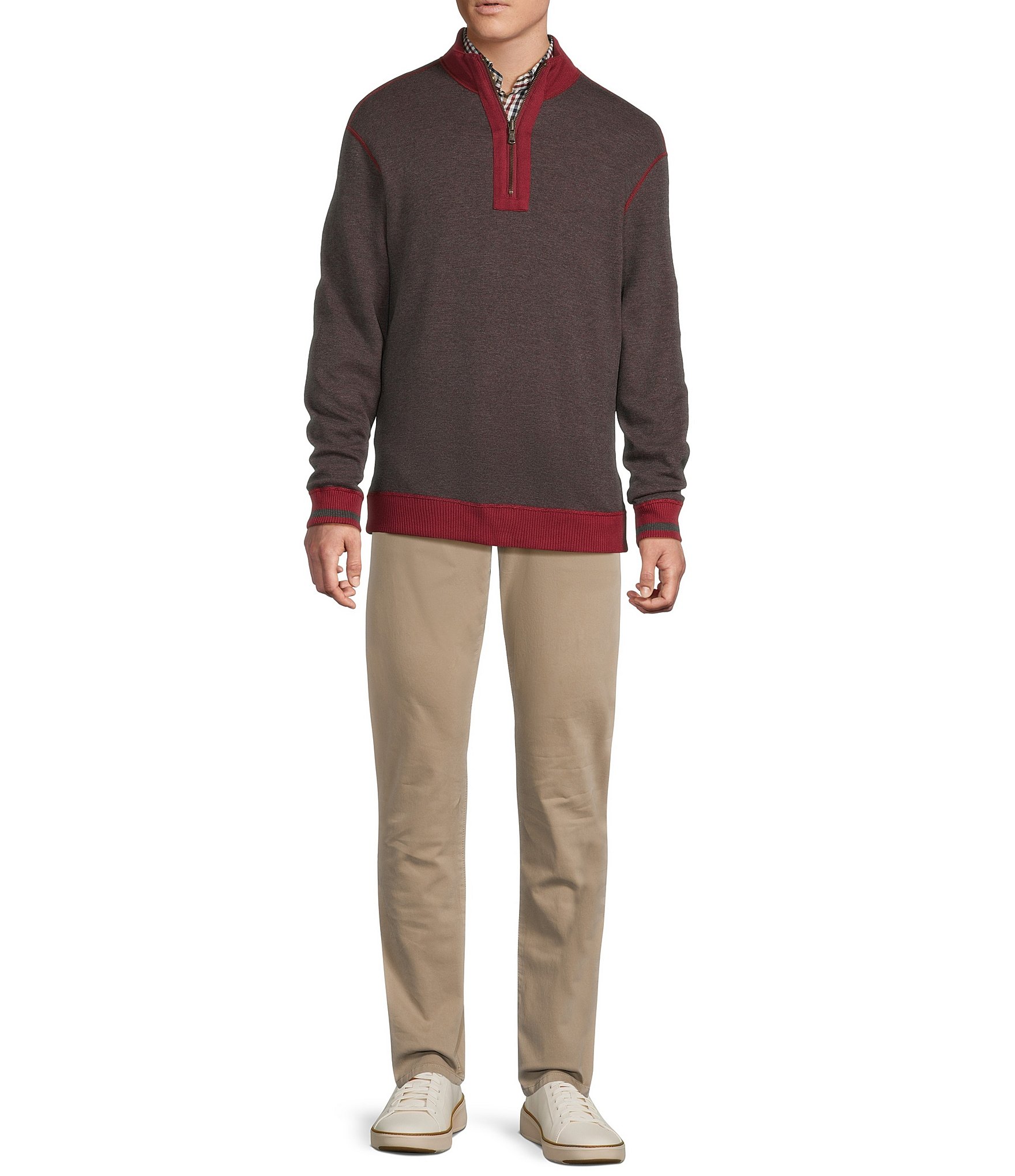 Cremieux Blue Label Reversible Quarter-Zip Pullover