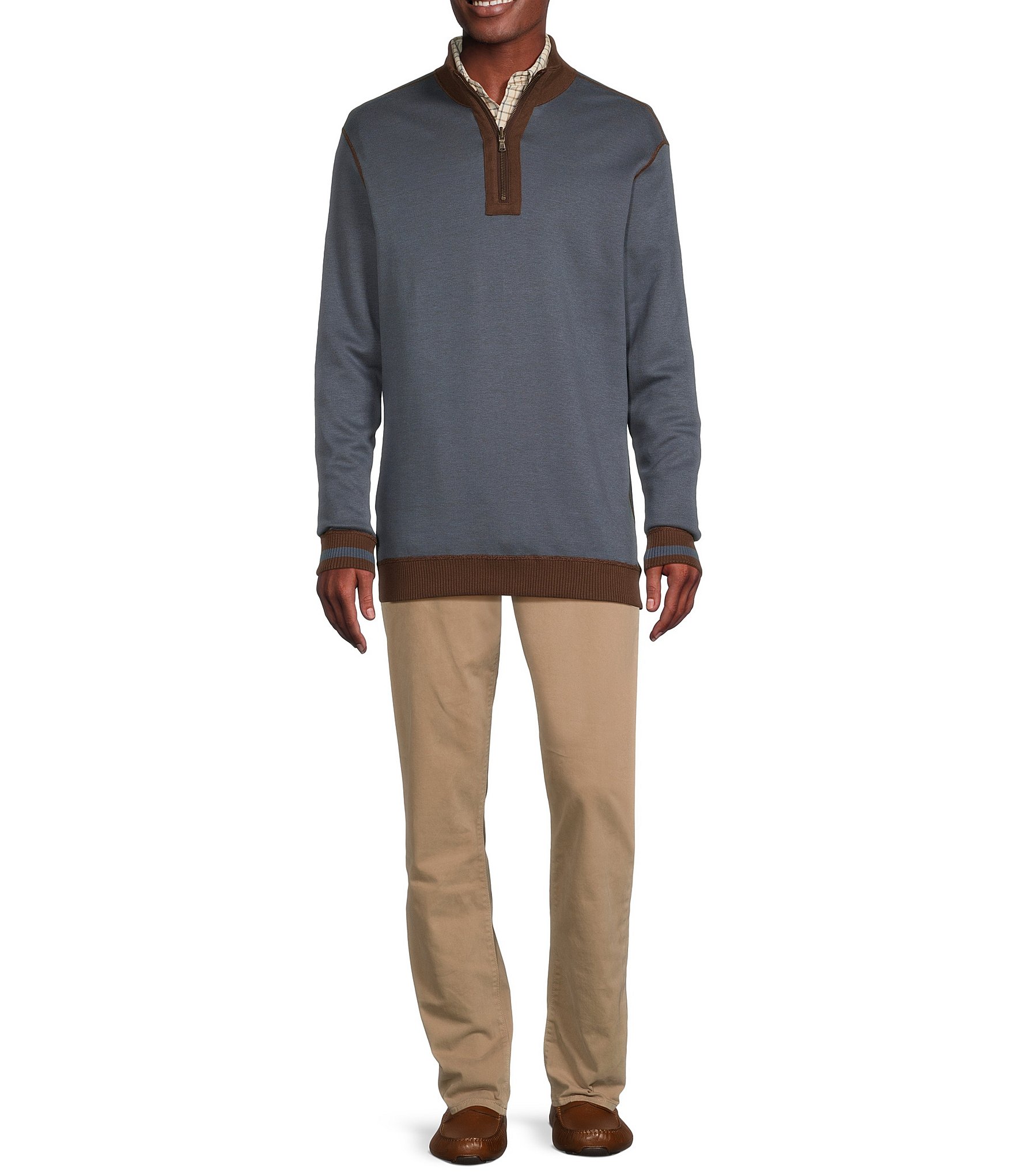 Cremieux Blue Label Reversible Quarter-Zip Pullover