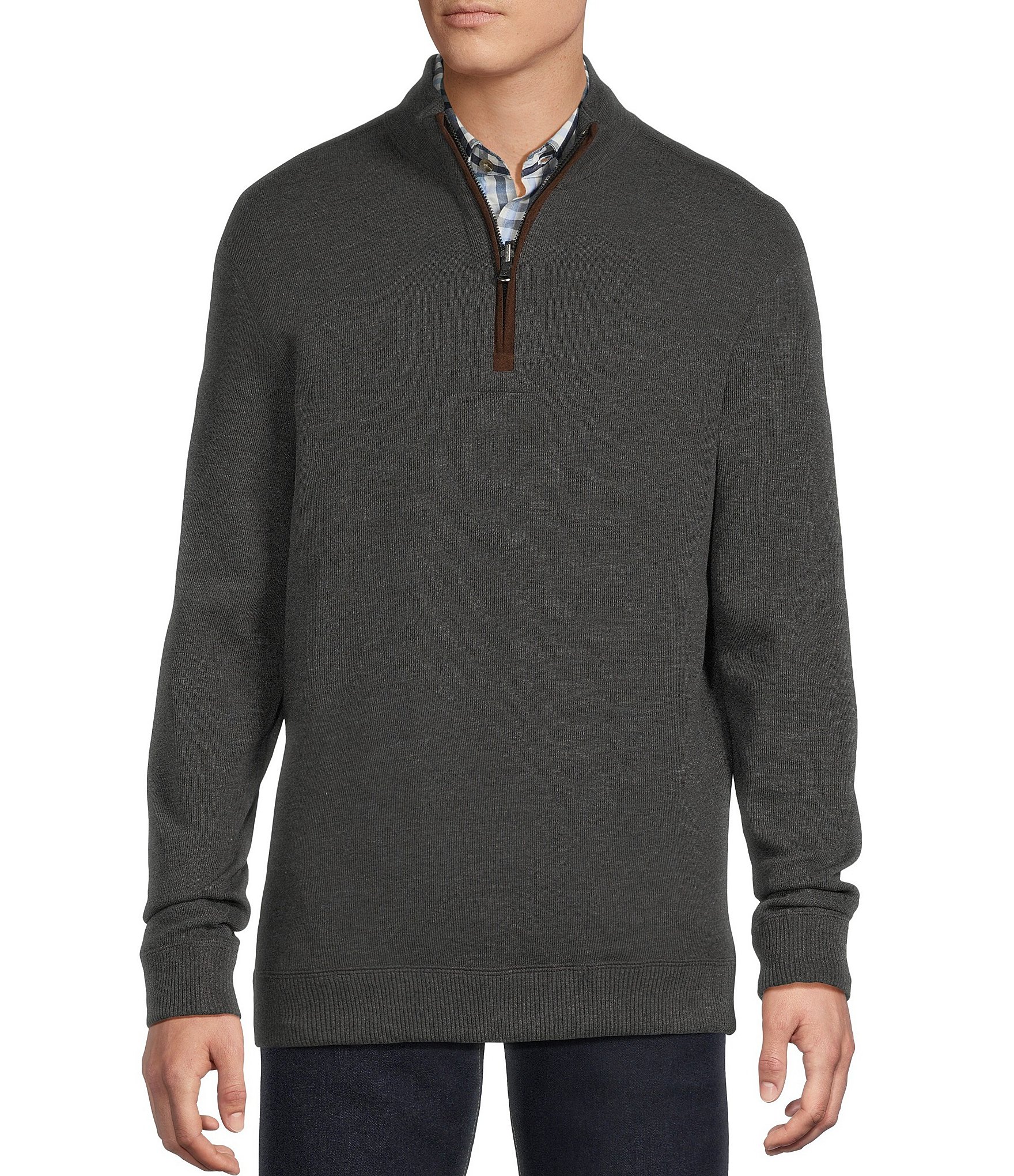 Cremieux Blue Label Reversible Quarter-Zip Pullover