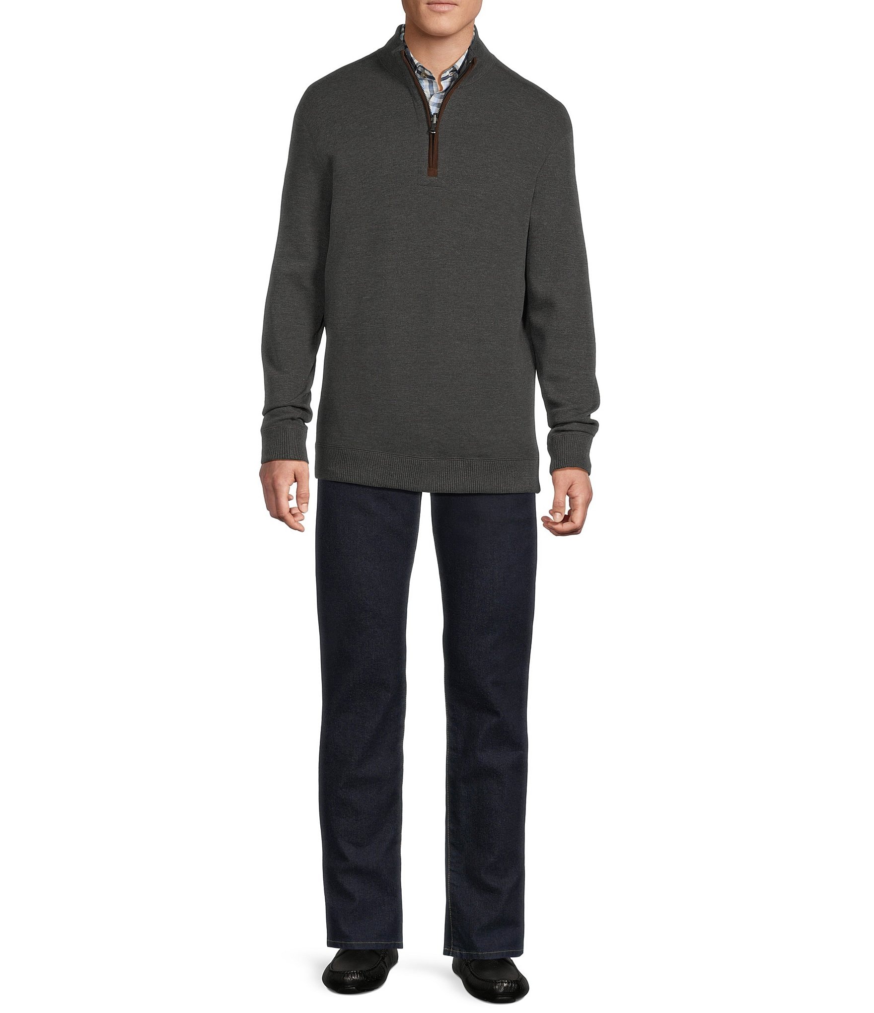 Cremieux Blue Label Reversible Quarter-Zip Pullover