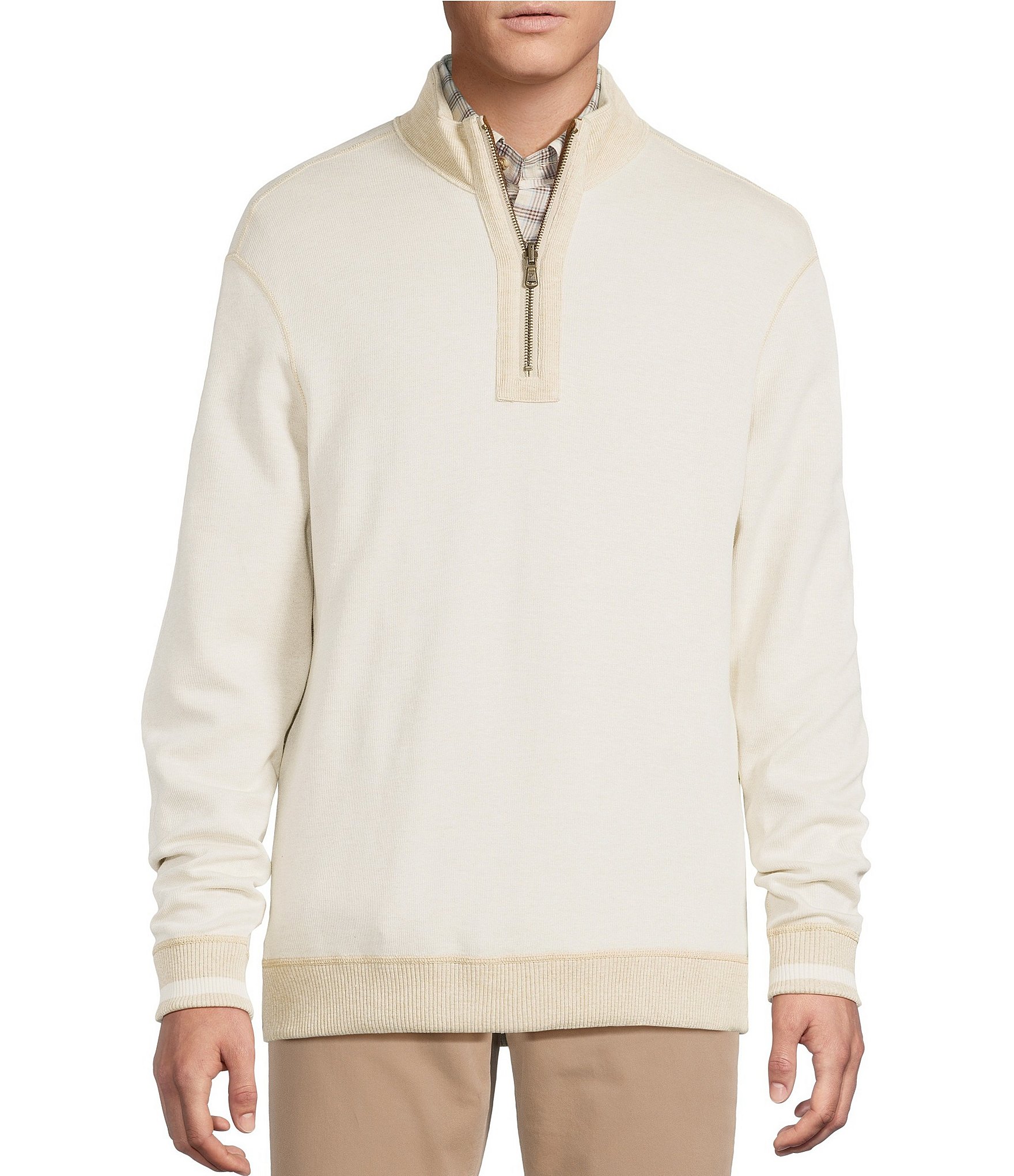 Cremieux Blue Label Reversible Quarter-Zip Pullover