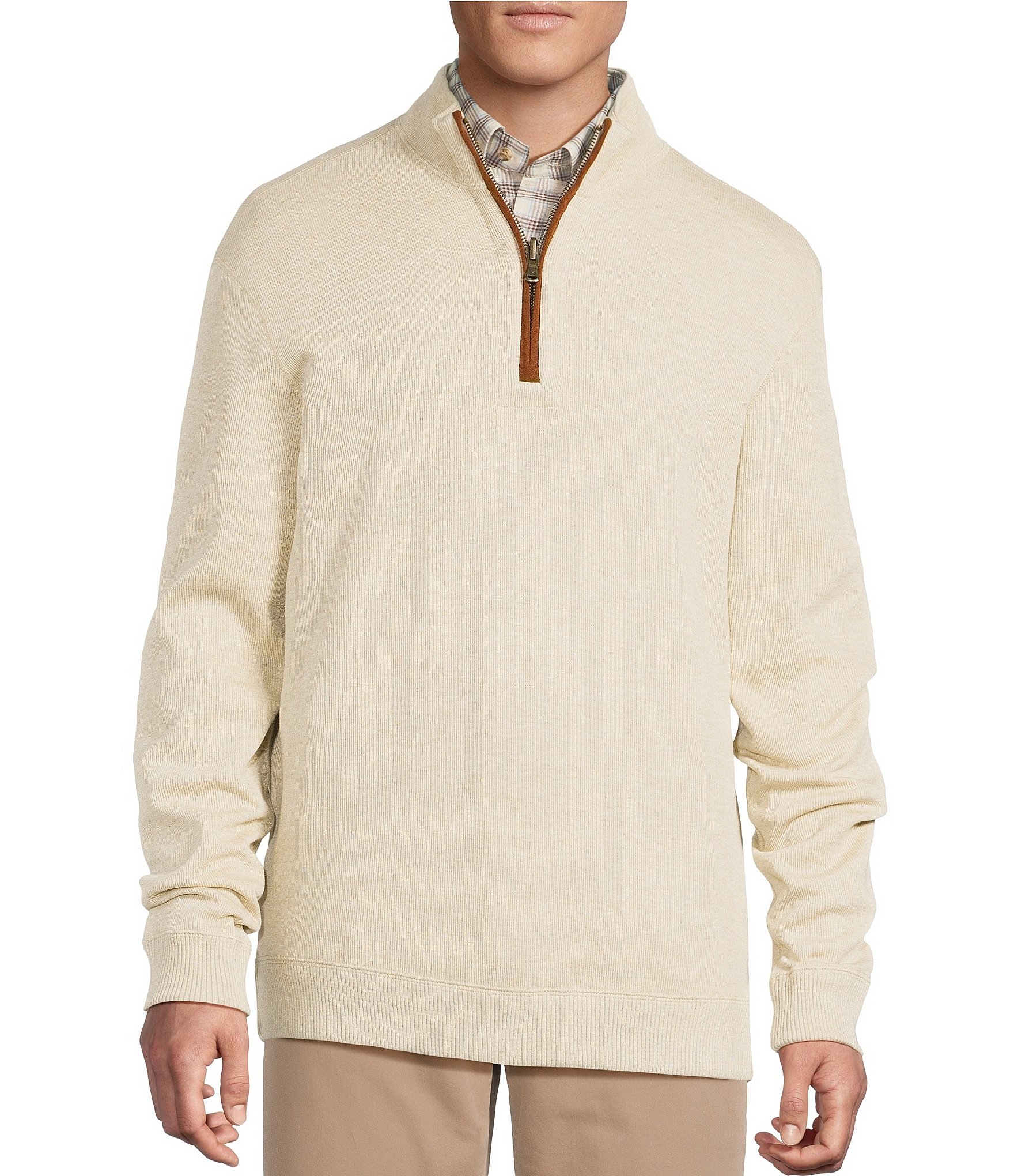 Cremieux Blue Label Reversible Quarter-Zip Pullover