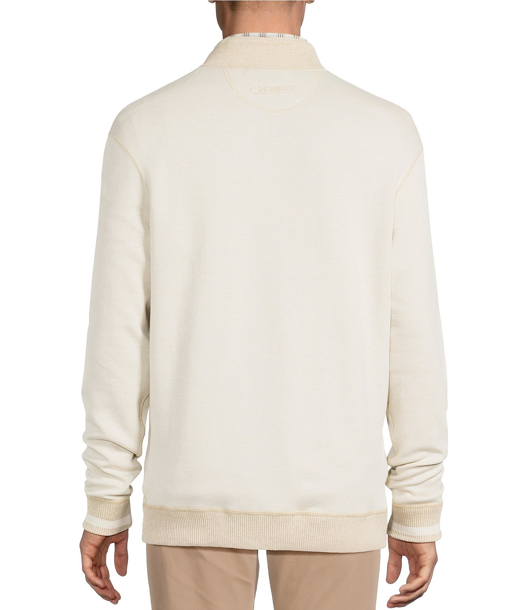 Cremieux Blue Label Reversible Quarter-Zip Pullover