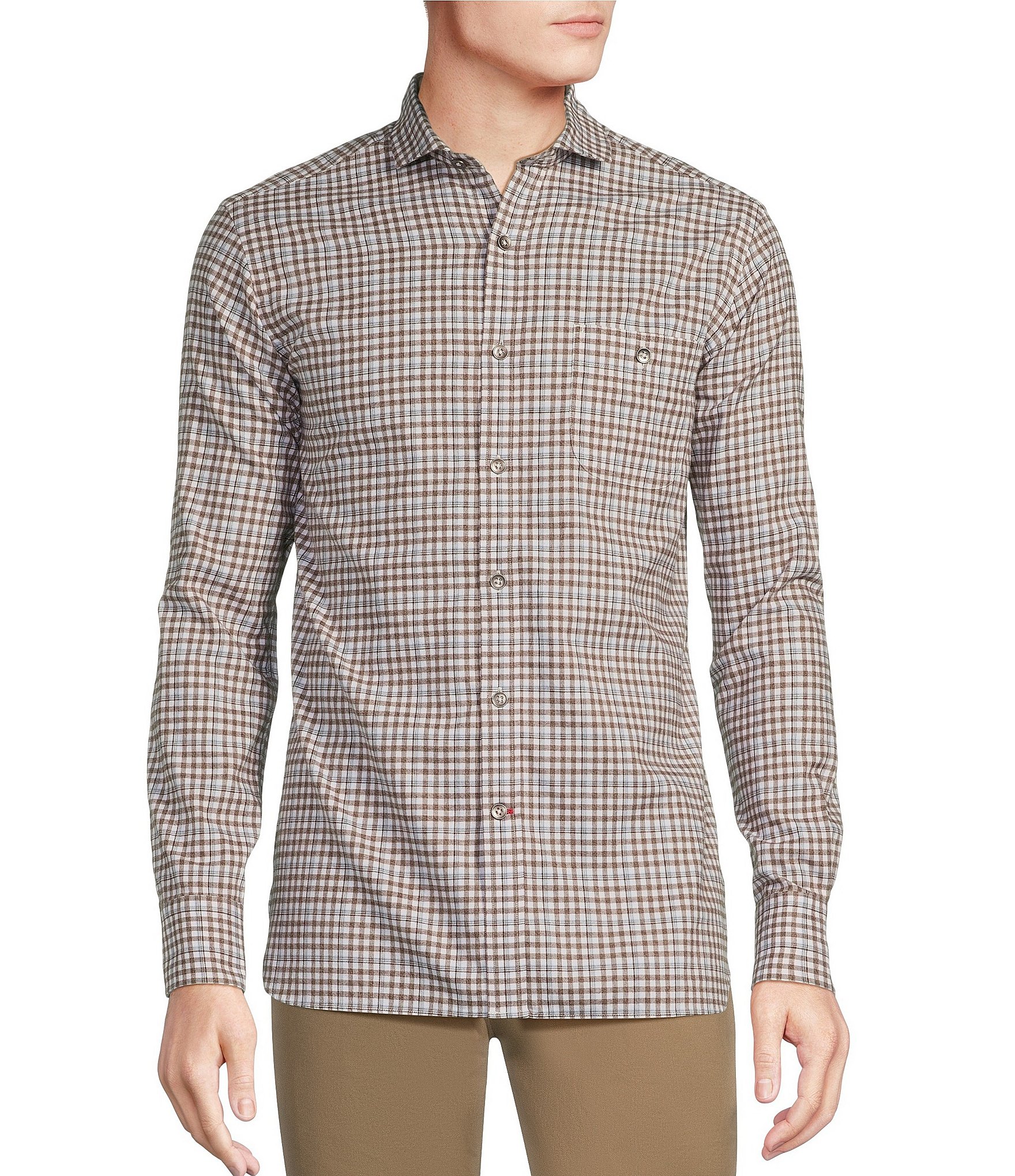 Columbia Hike Silver Ridge Utility Lite Plaid Long Sleeve Woven