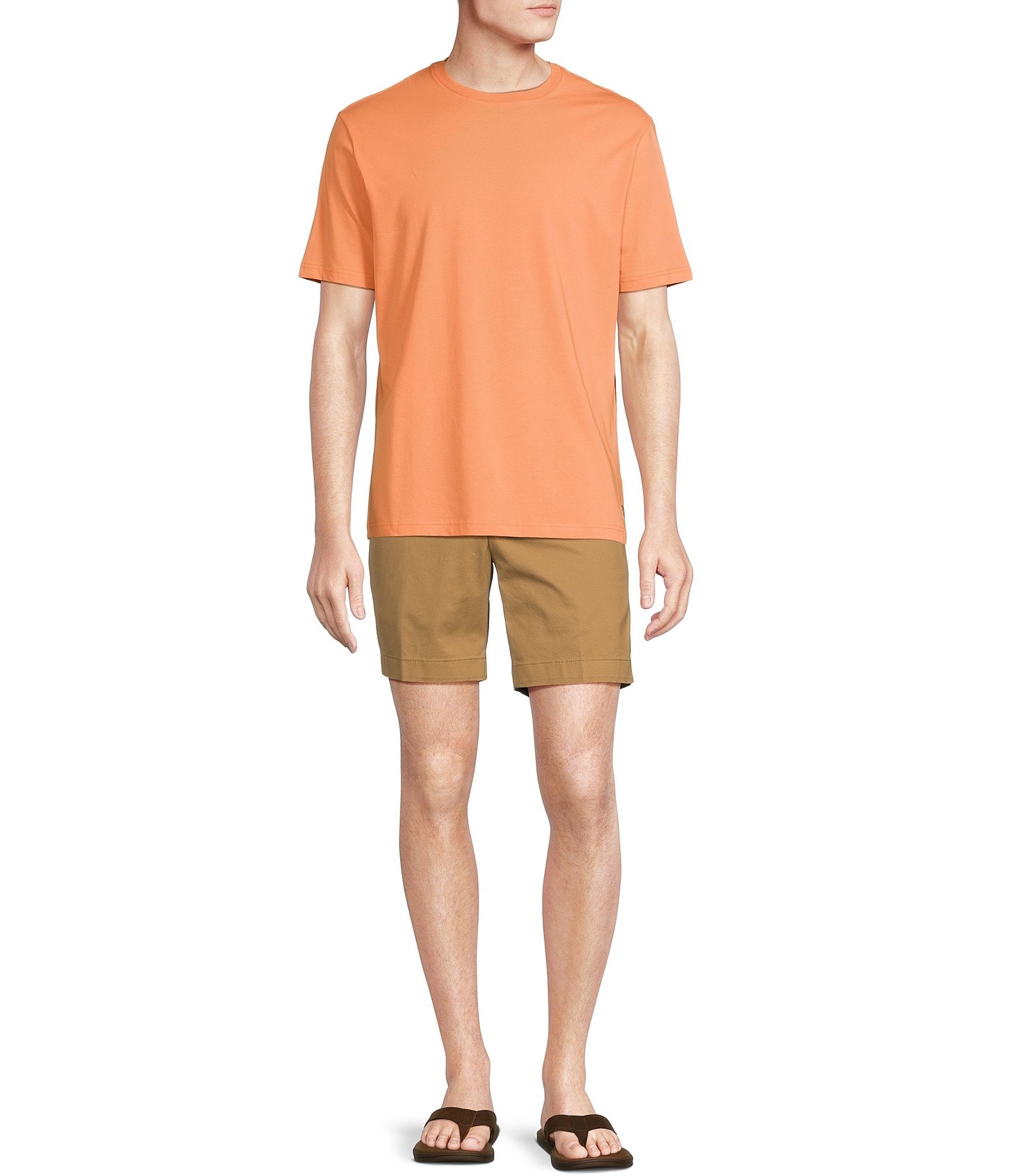 Cremieux Blue Label Soho Slim Fit Flat Front Comfort Stretch 7#double; Inseam Shorts