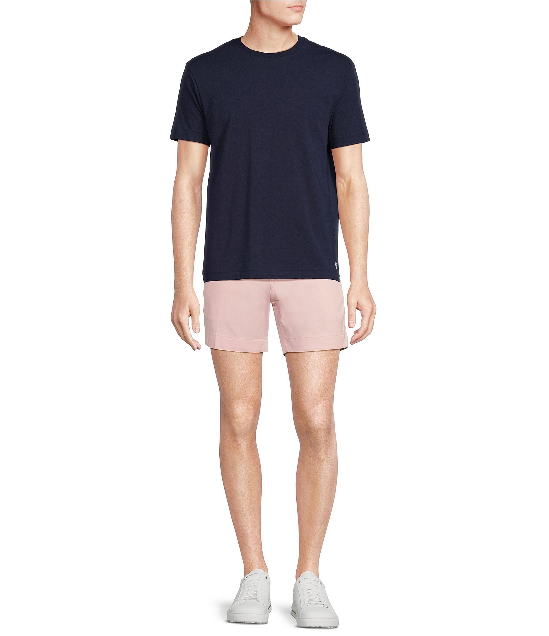 Cremieux Blue Label Soho Tapered Slim Fit Garment-Dyed 6#double; Inseam Shorts