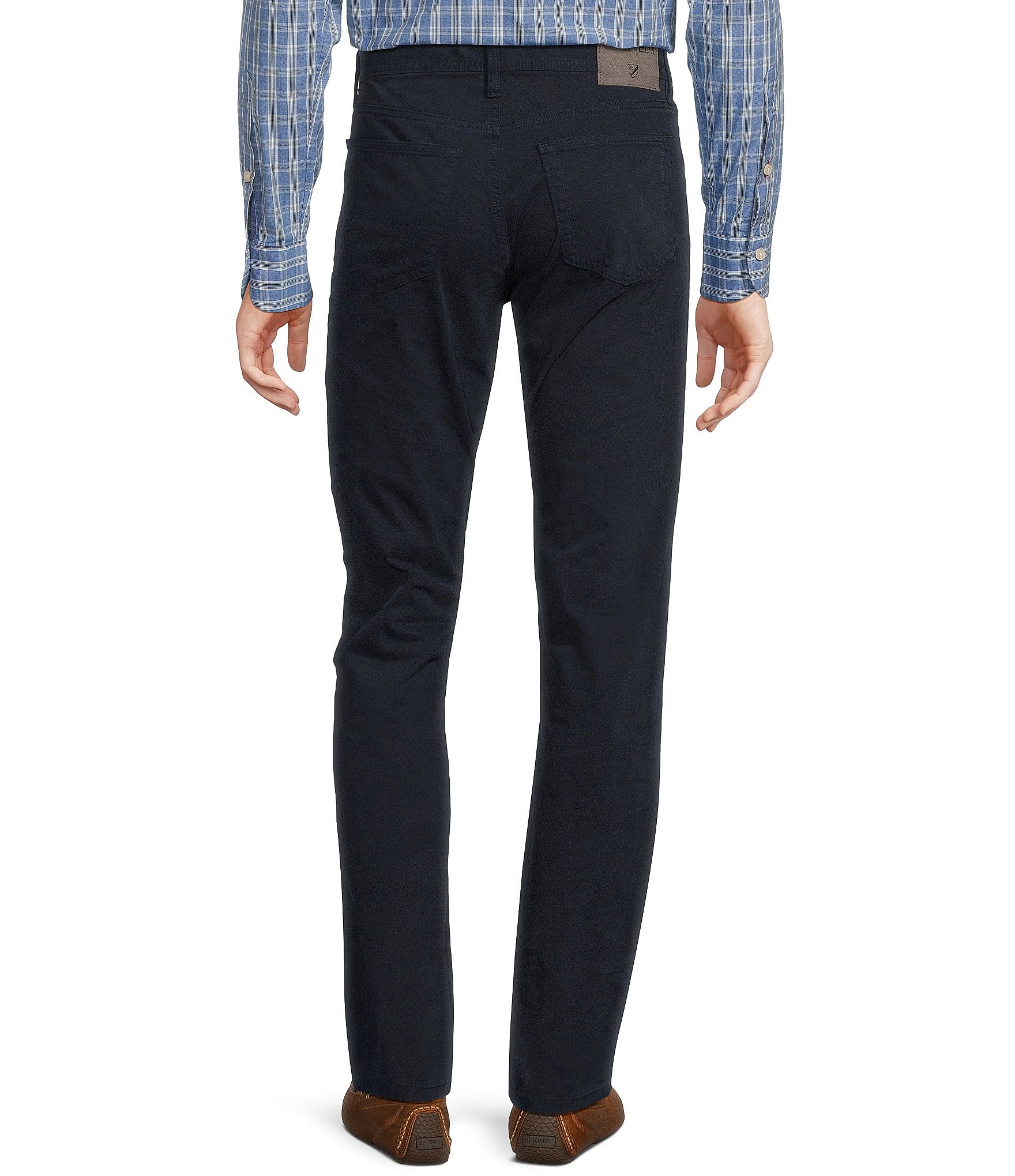 Cremieux Blue Label CMX 5-Pocket Tailored-Fit Sateen Stretch Pants