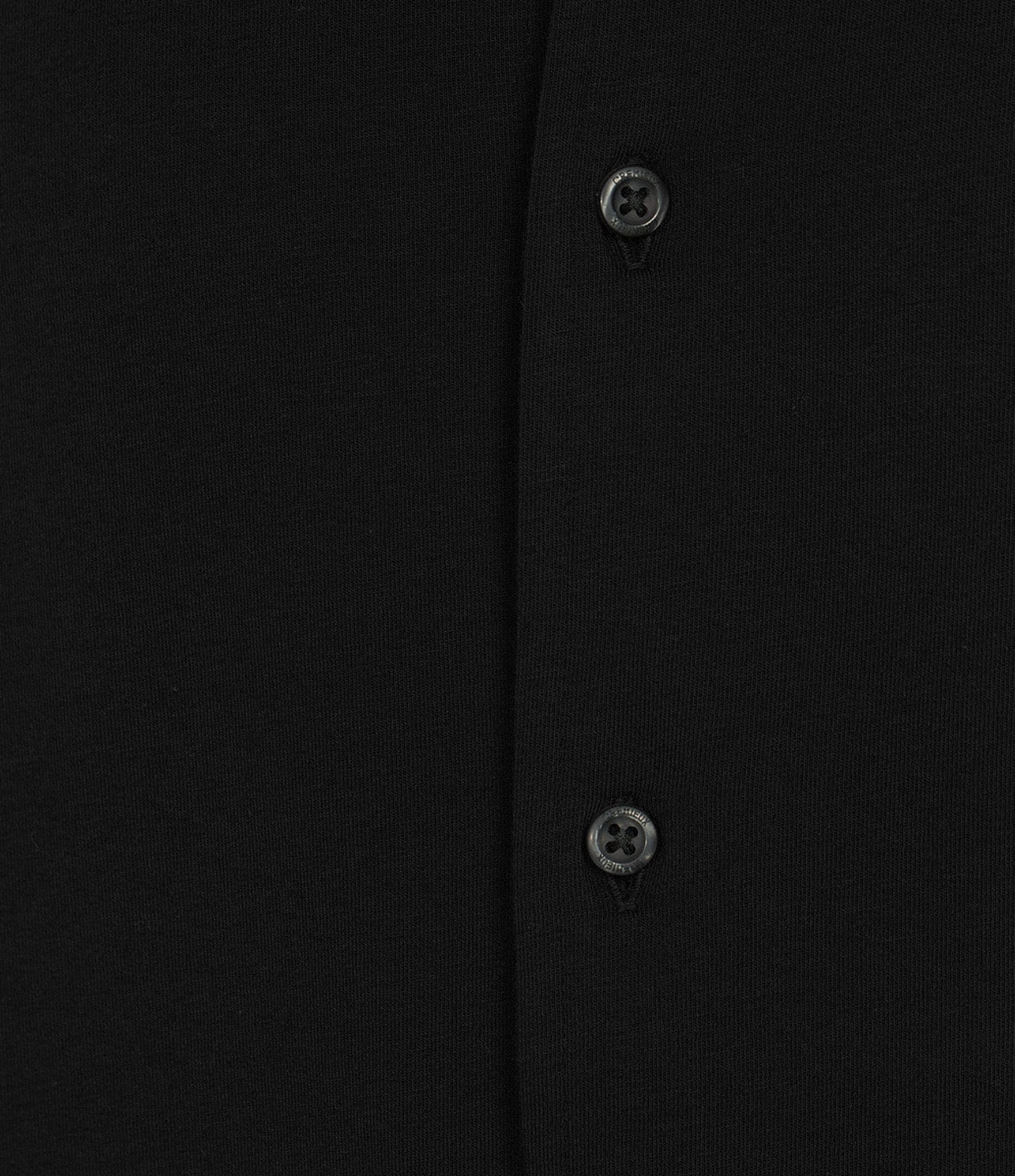 Cremieux Blue Label Solid Coat Front Short Sleeve Shirt