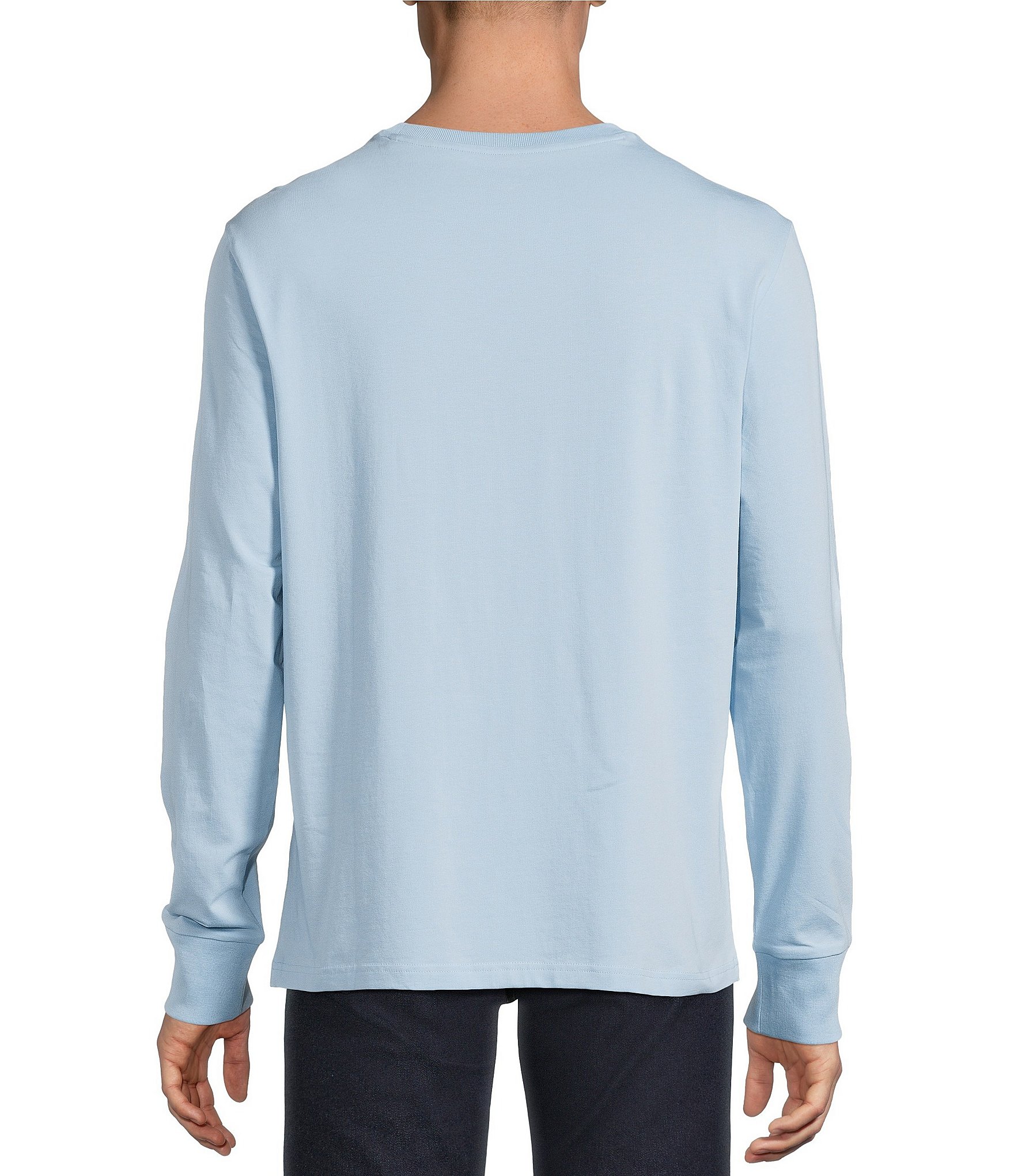 Cremieux Blue Label Solid Crew Long Sleeve T-Shirt