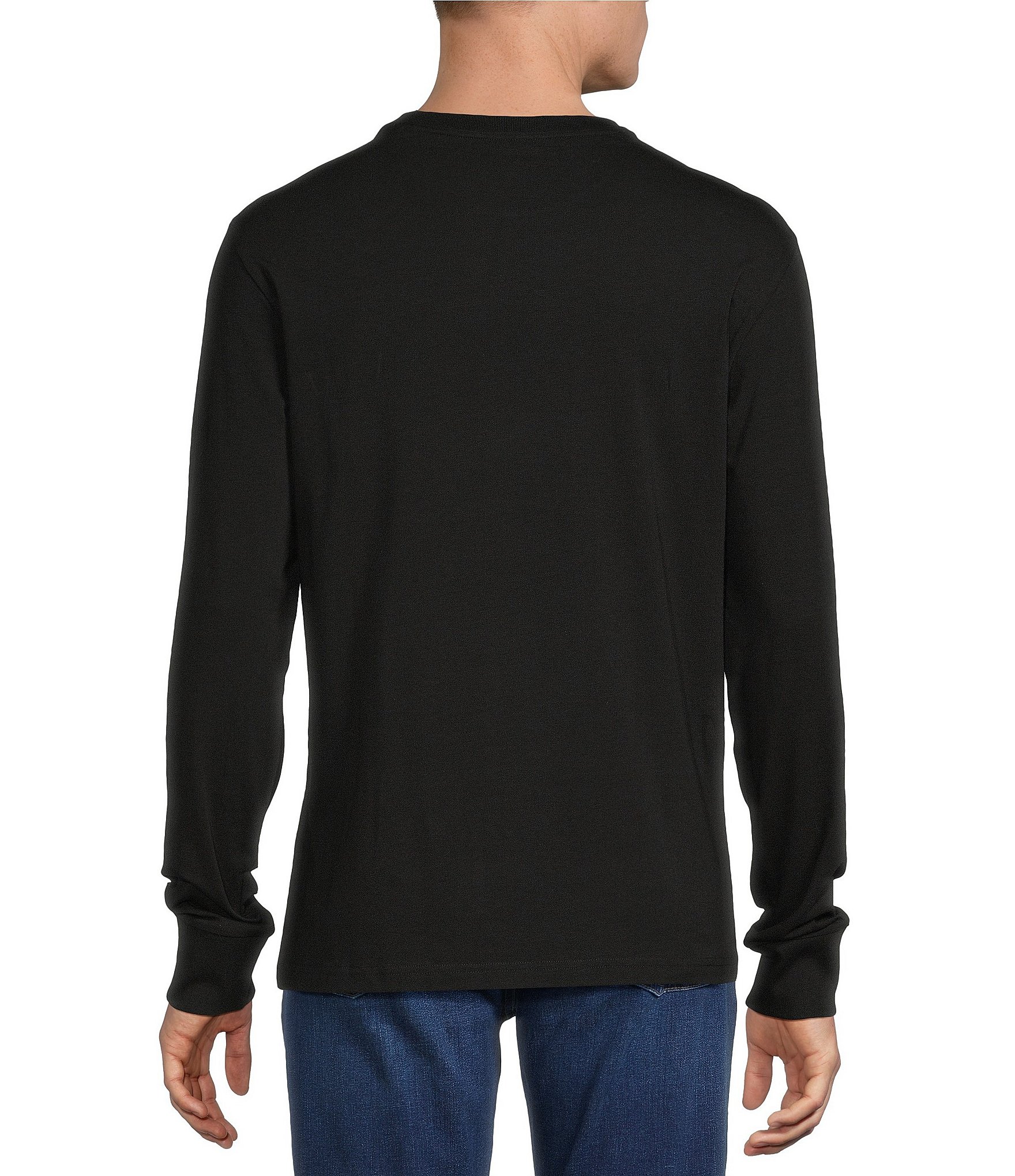 Cremieux Blue Label Solid Crew Long Sleeve T-Shirt