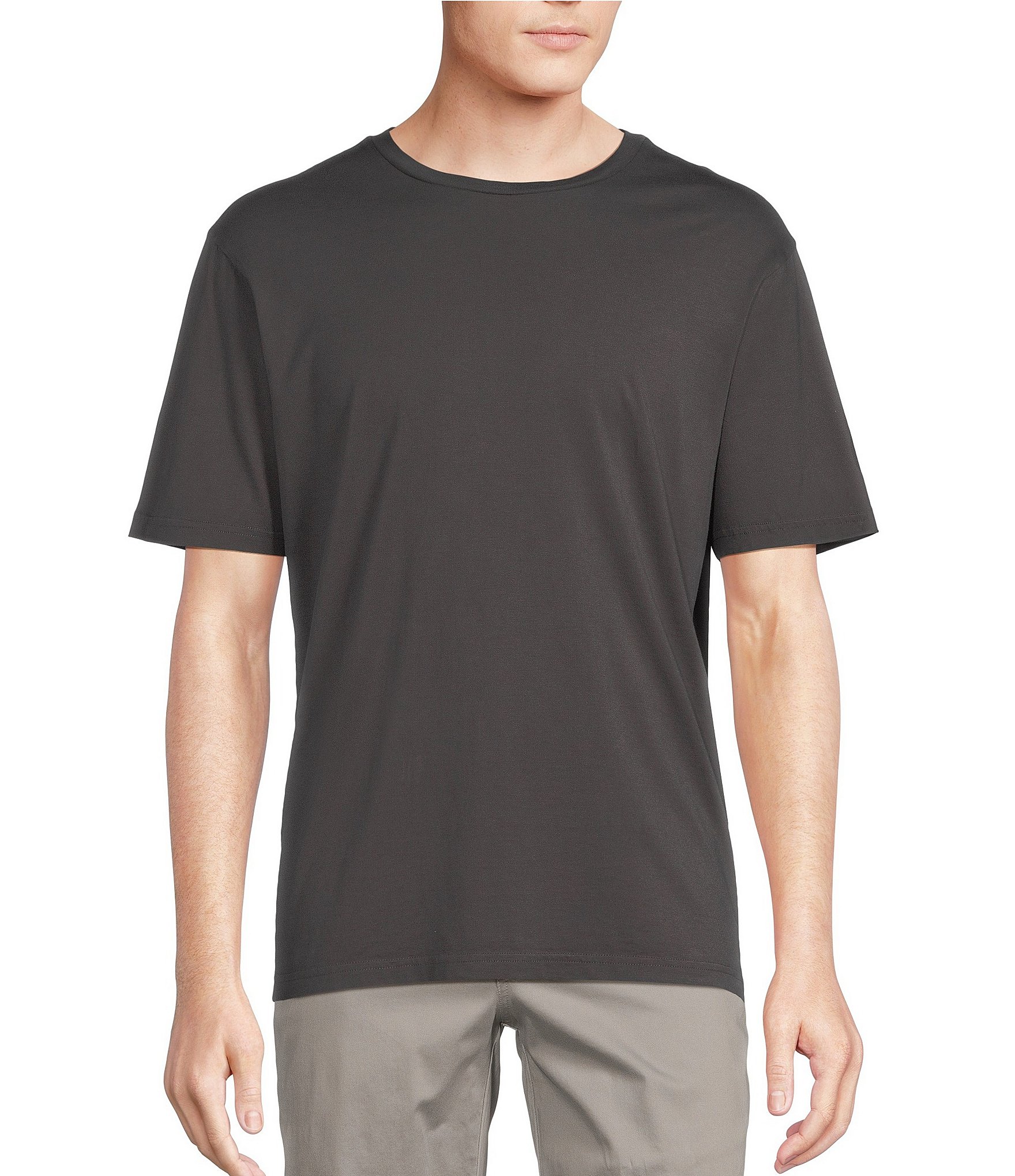 Cremieux Blue Label Solid Garment Dyed Crewneck Short Sleeve T-Shirt