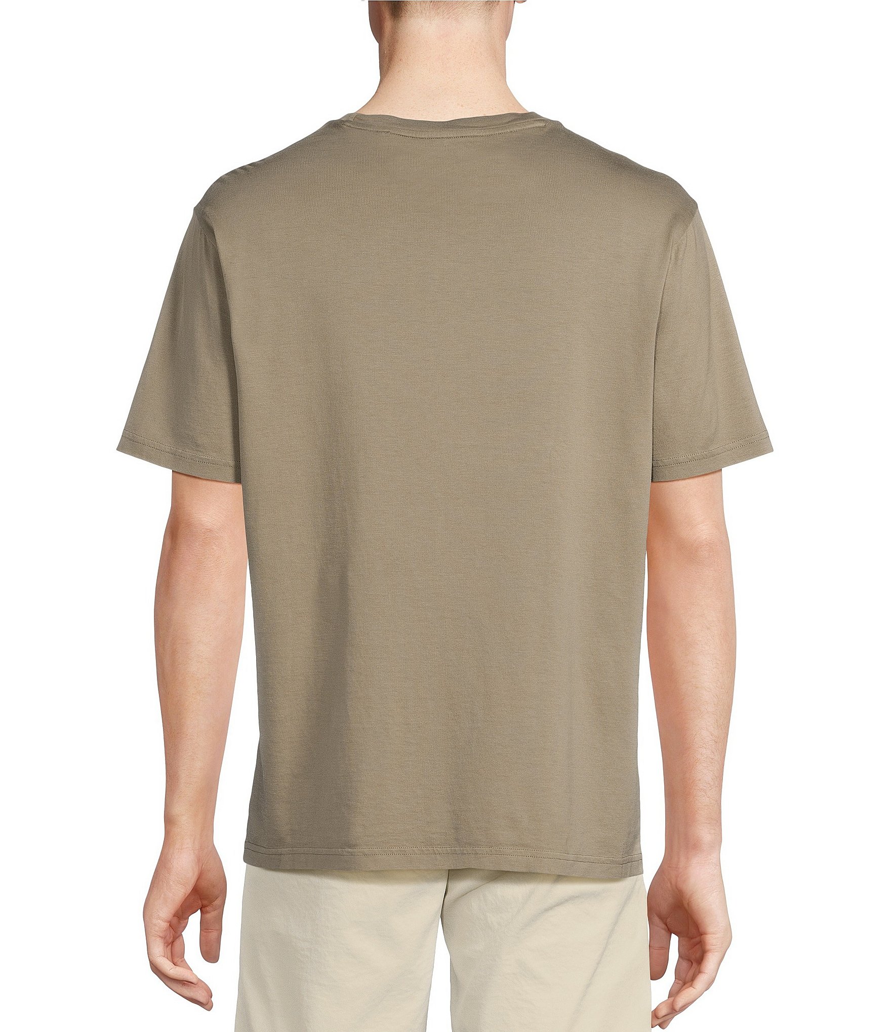 Cremieux Blue Label Solid Garment Dyed Crewneck Short Sleeve T-Shirt