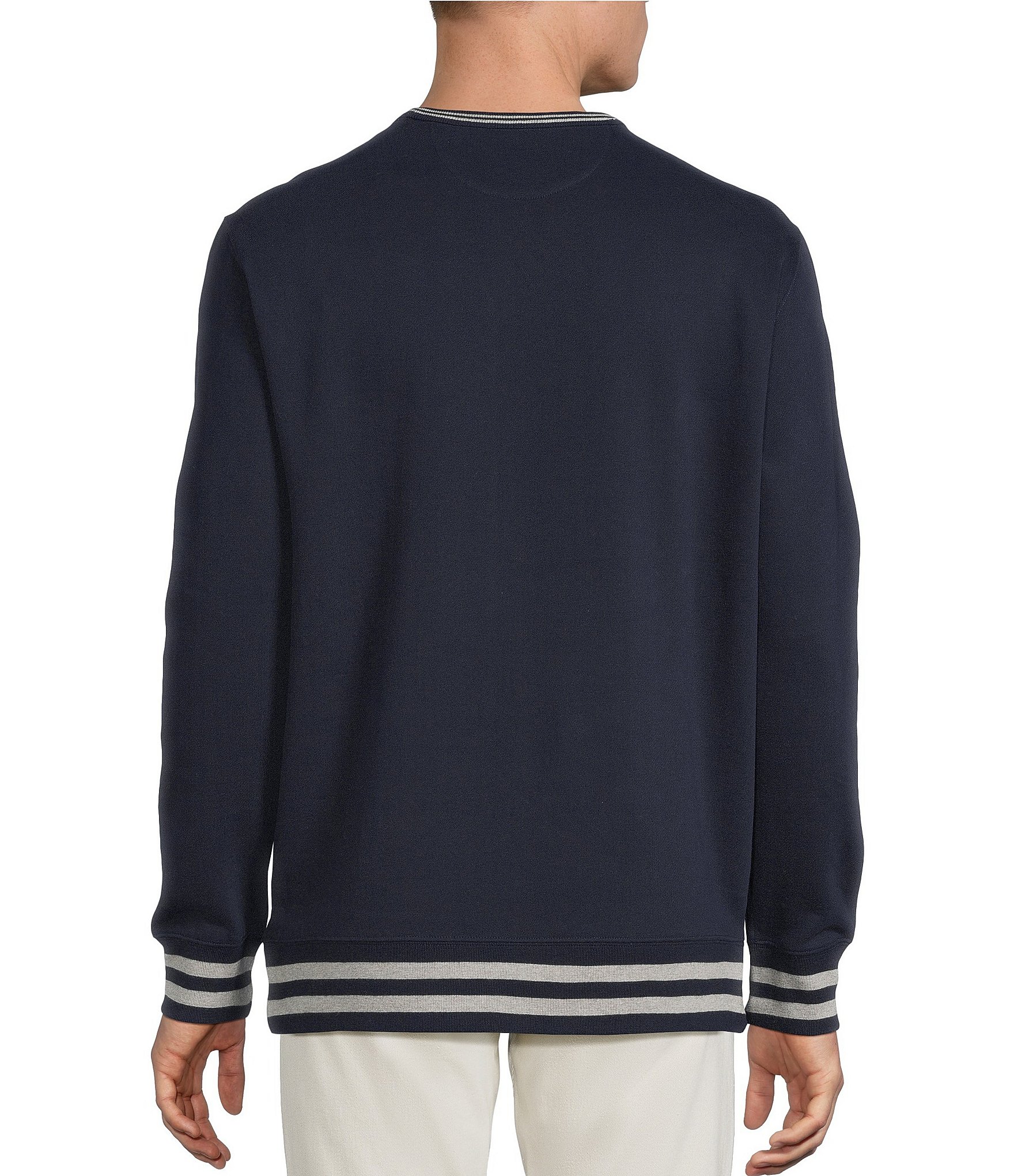 Cremieux Blue Label Solid Fleece Crewneck Sweatshirt