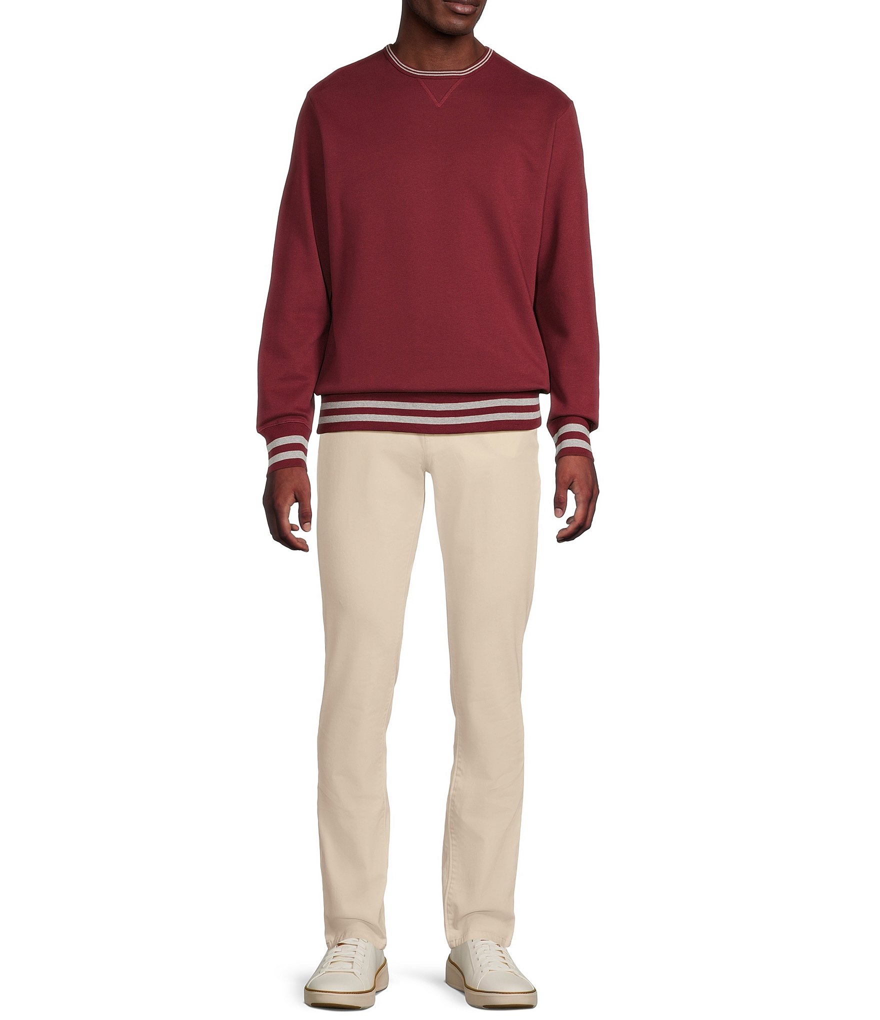 Cremieux Blue Label Solid Fleece Crewneck Sweatshirt