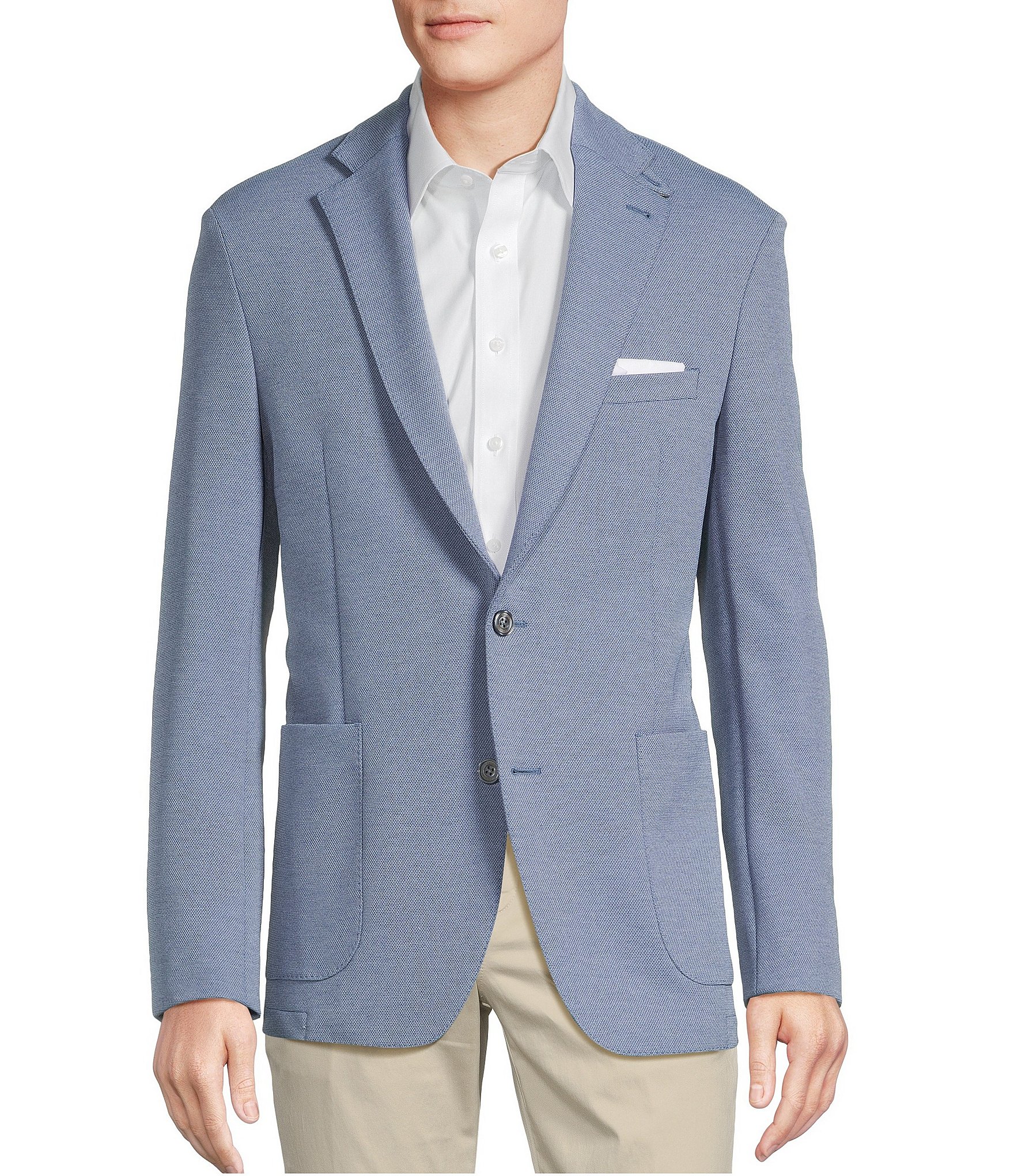 Cremieux Blue Label Solid Knit Blazer