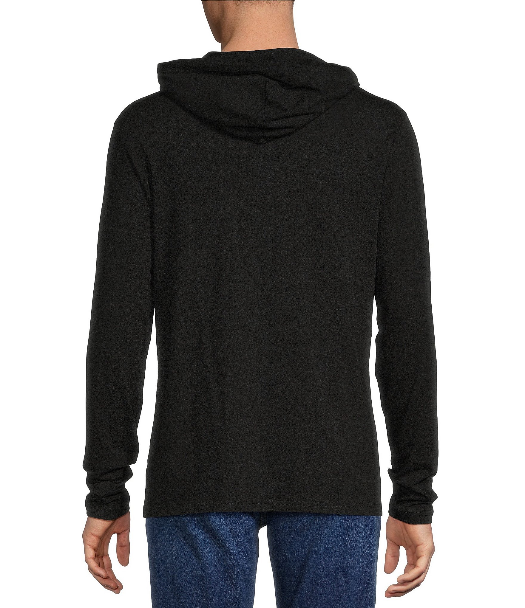 Cremieux Blue Label Solid Long Sleeve Hoodie T-Shirt