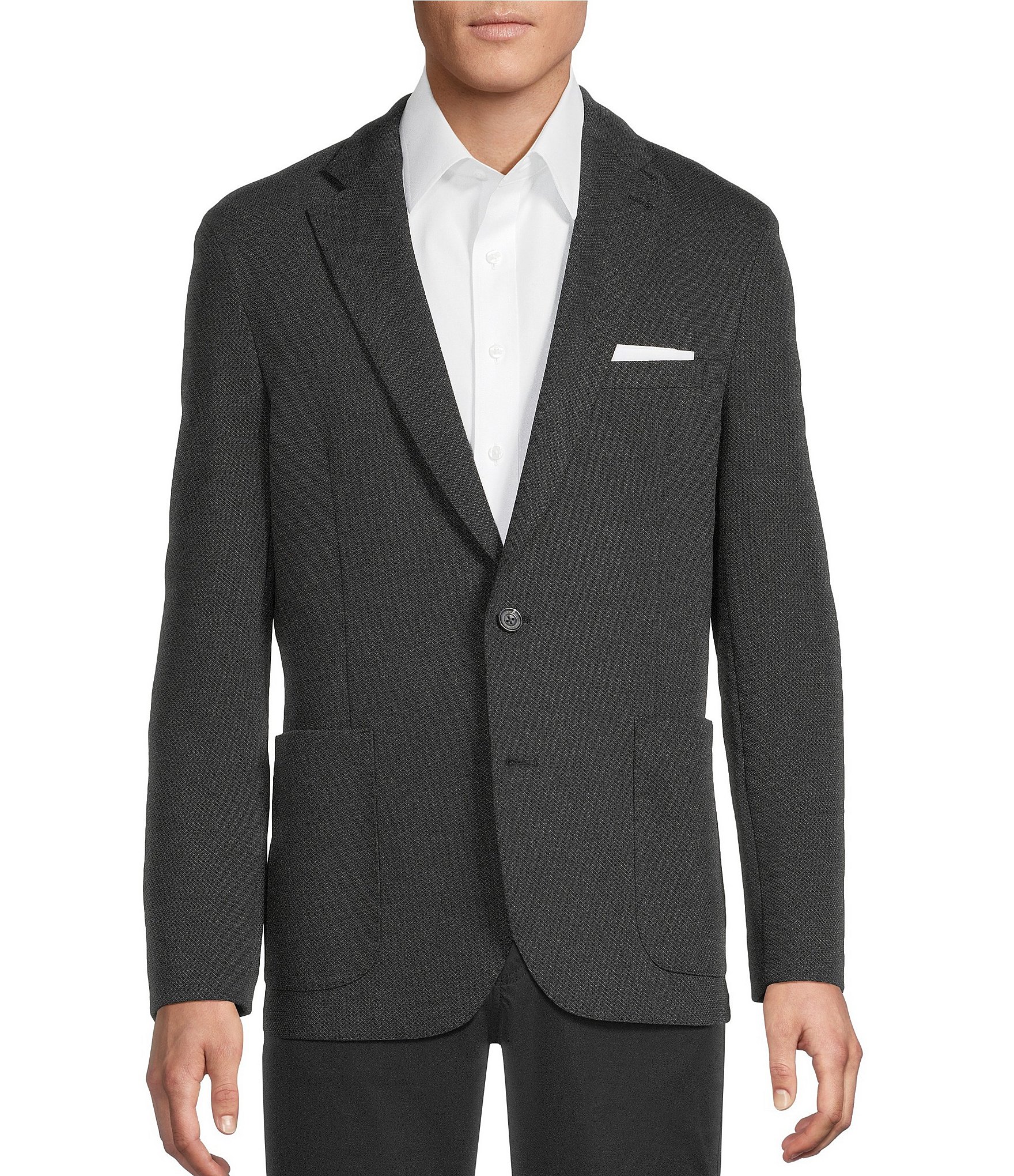 Cremieux Blue Label Solid Pique Blazer