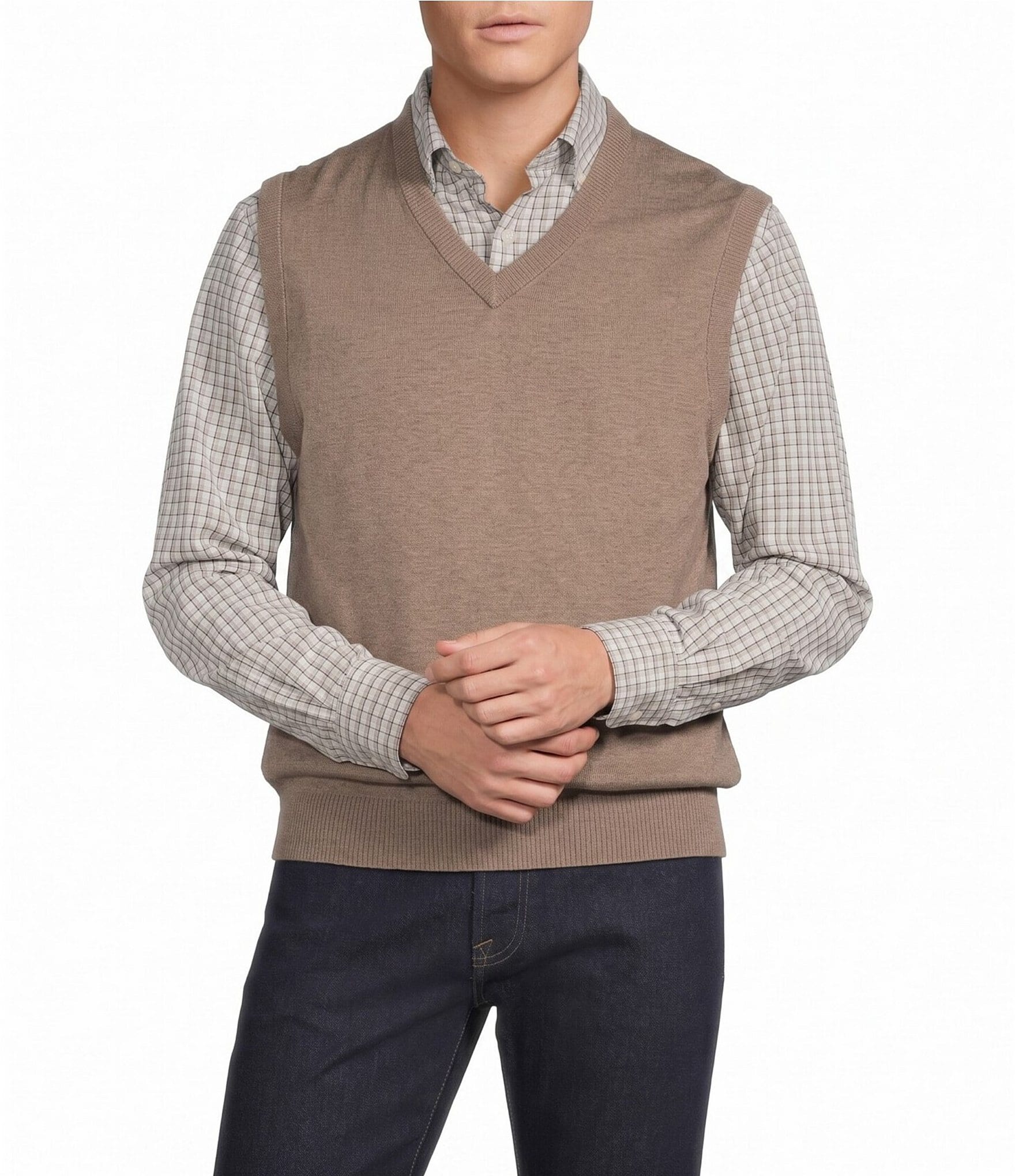 Cremieux Blue Label Solid Vest