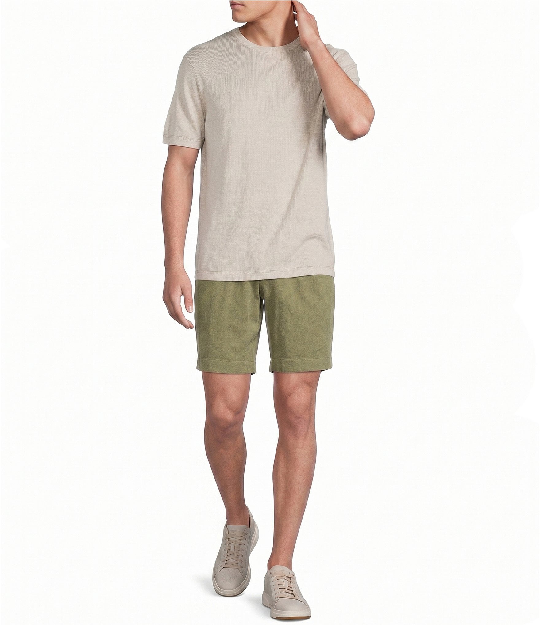 Cremieux Blue Label St. Barts Collection Short Sleeve Solid Crew T-shirt