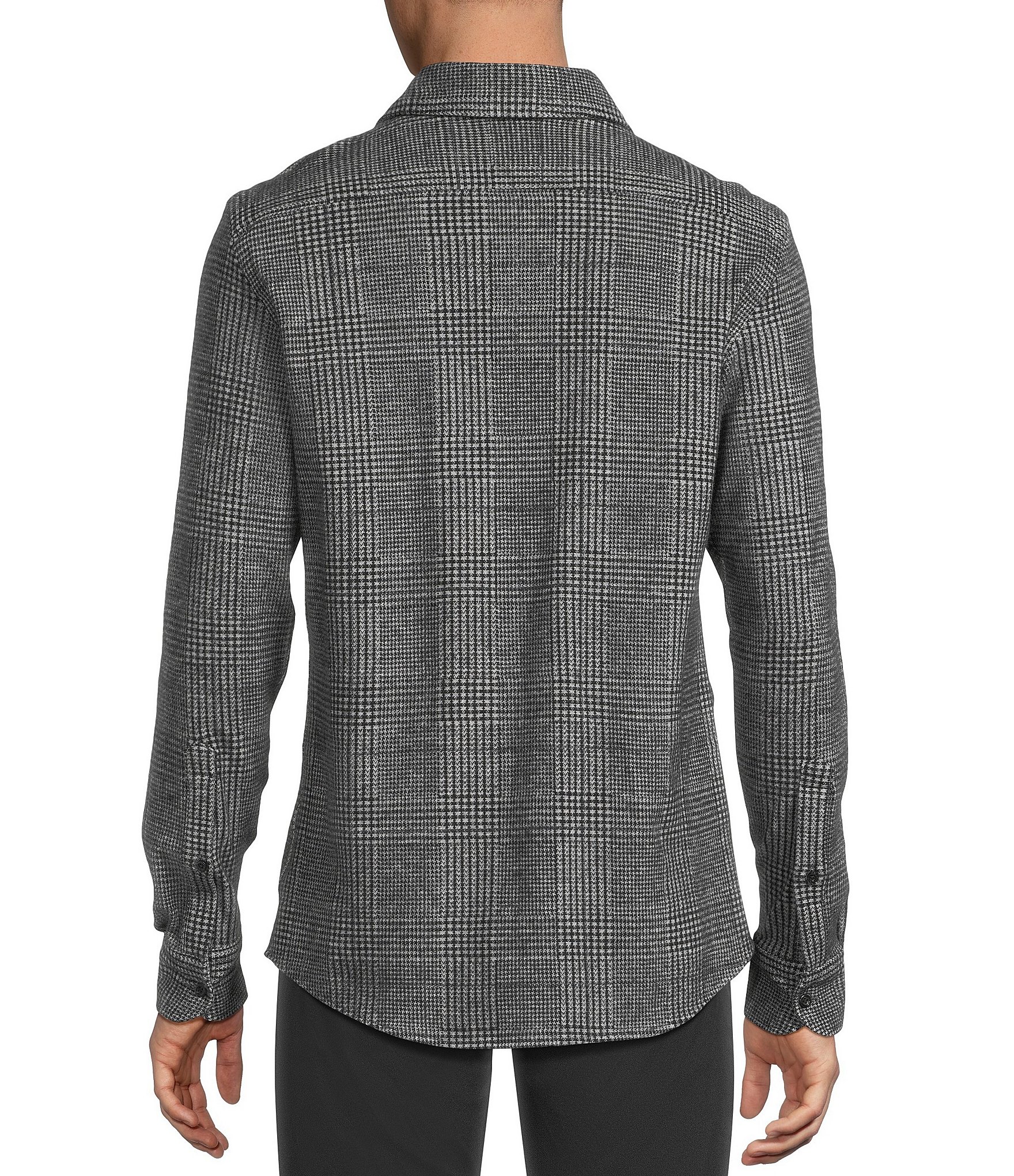 Cremieux Blue Label St. Moritz Collection Coatfront Knit Shirt
