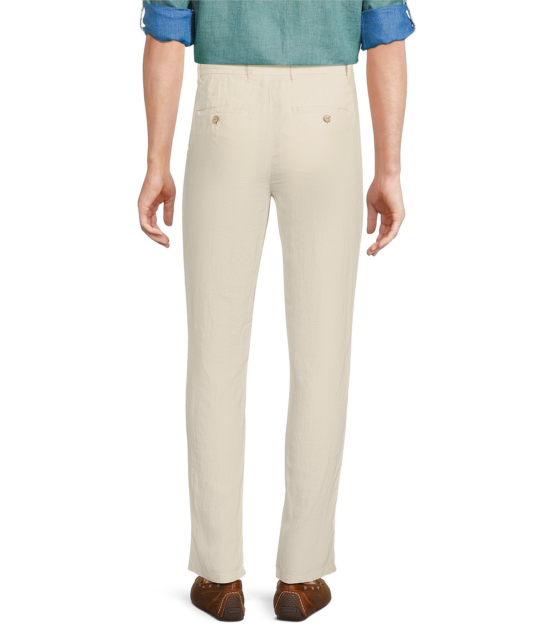 Cremieux Blue Label Tahiti Collection Soho Slim Fit Linen Pants