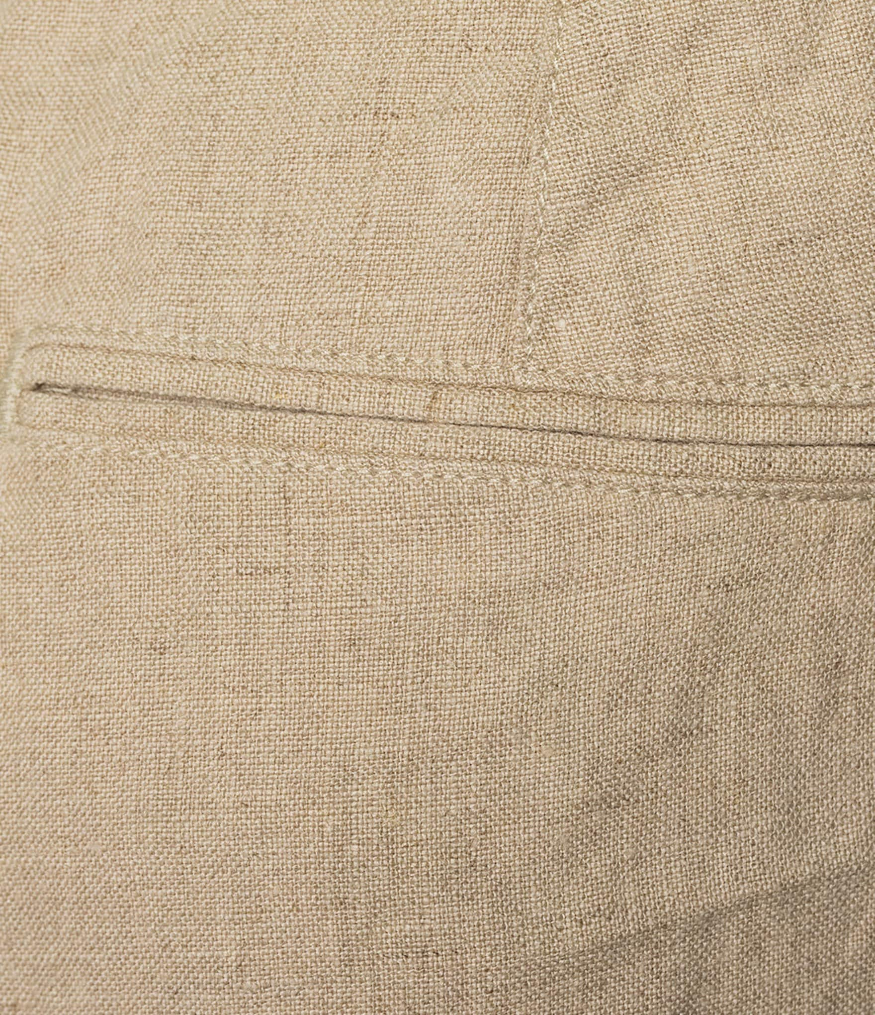 Cremieux Blue Label Tahiti Collection Undyed Linen-Cotton 8#double; Inseam Jogger Shorts