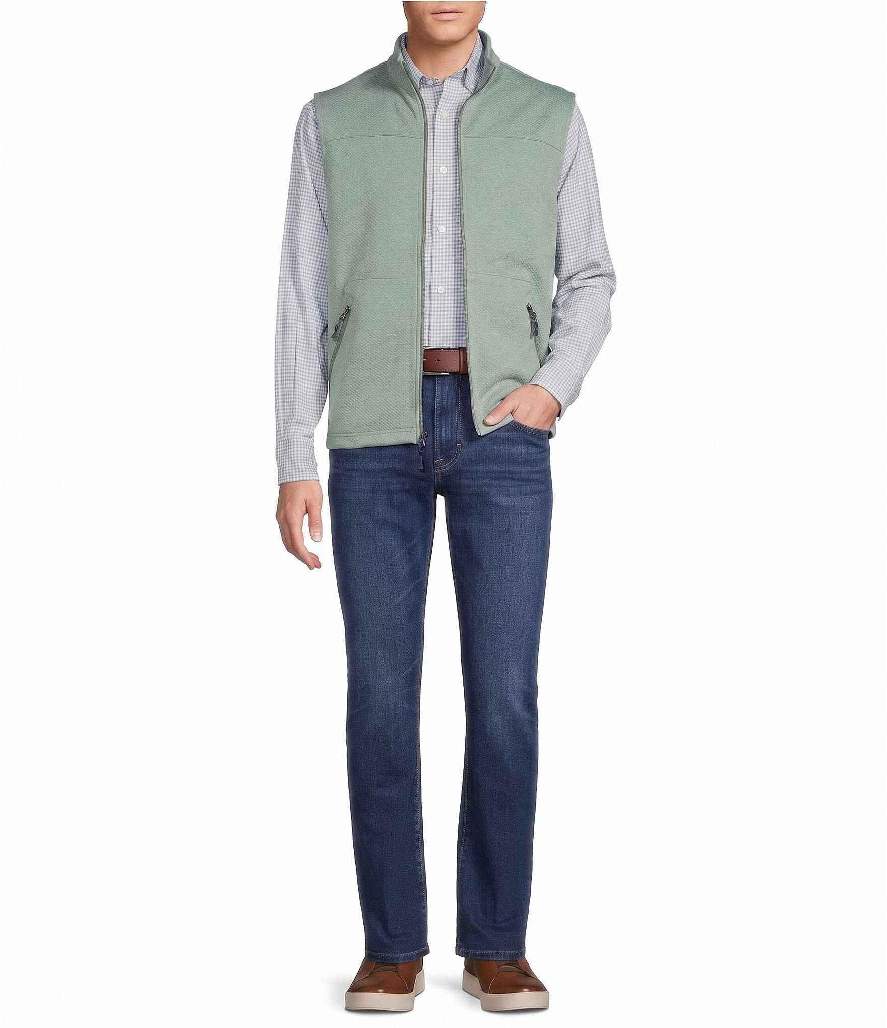Cremieux Blue Label Textured Knit Vest