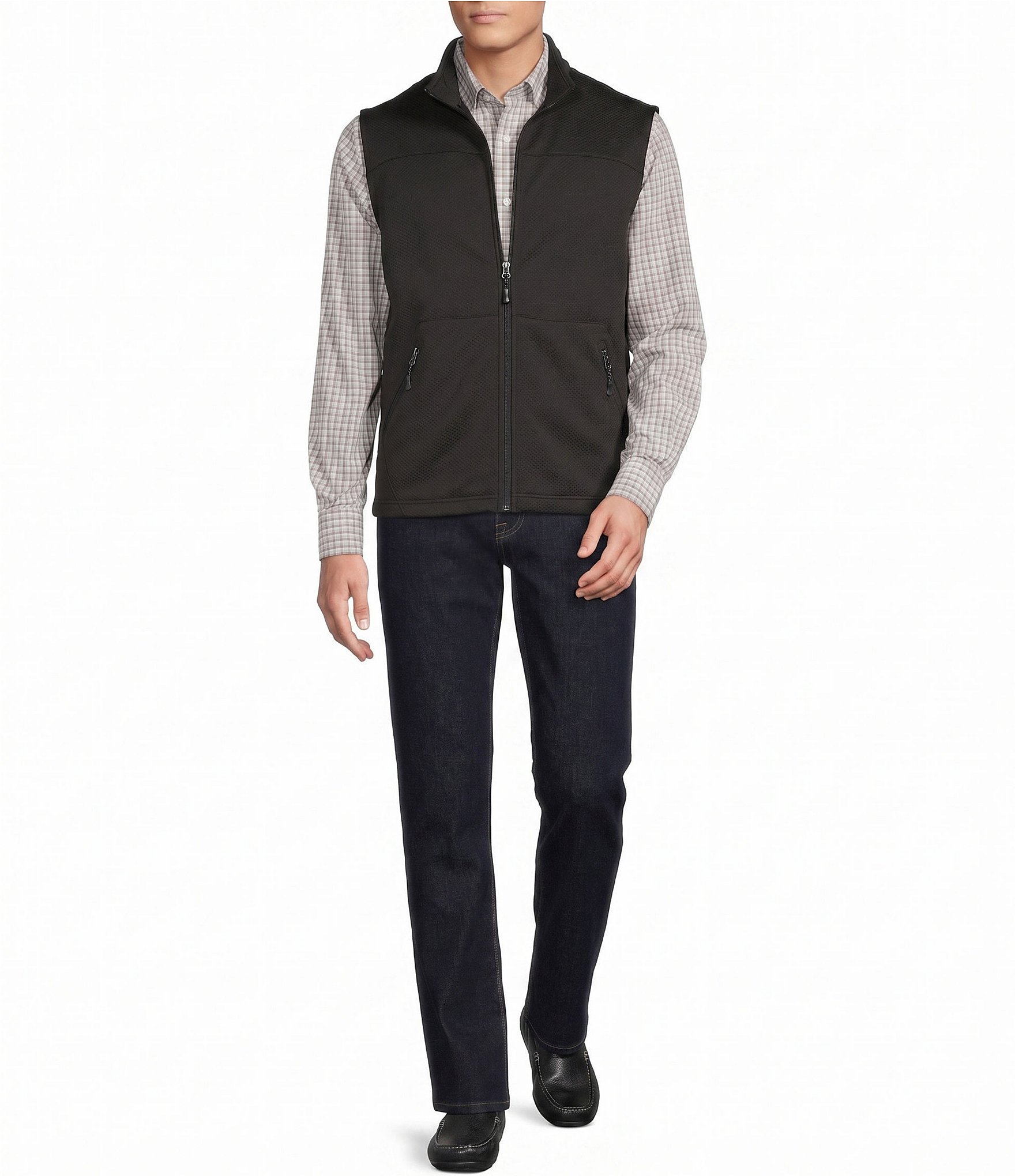 Cremieux Blue Label Textured Knit Vest