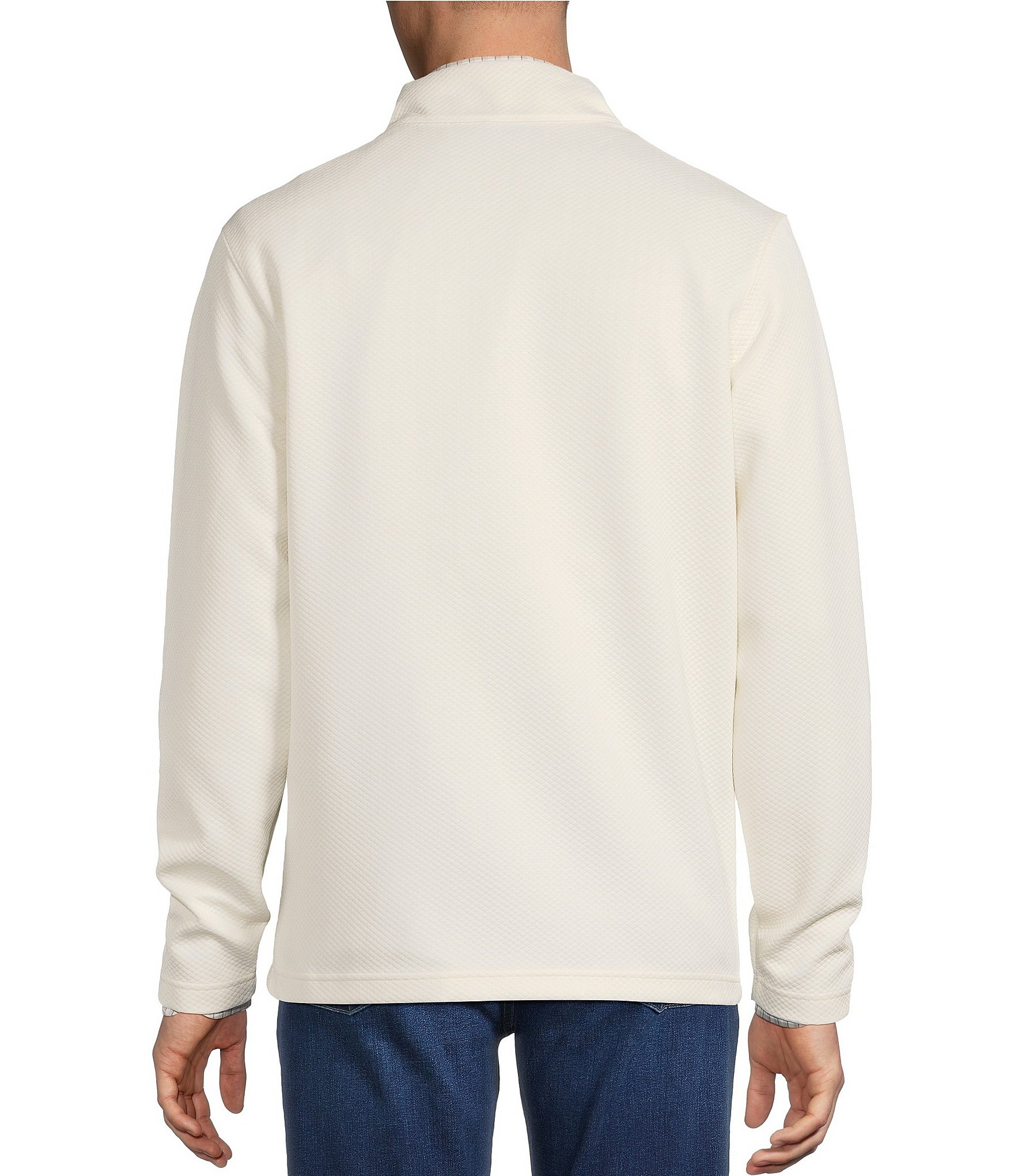 Cremieux Blue Label Textured Quarter-Zip Pullover