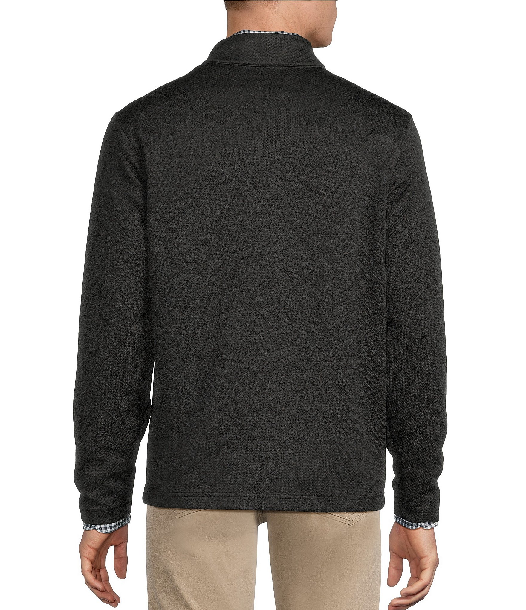 Cremieux Blue Label Textured Quarter-Zip Pullover