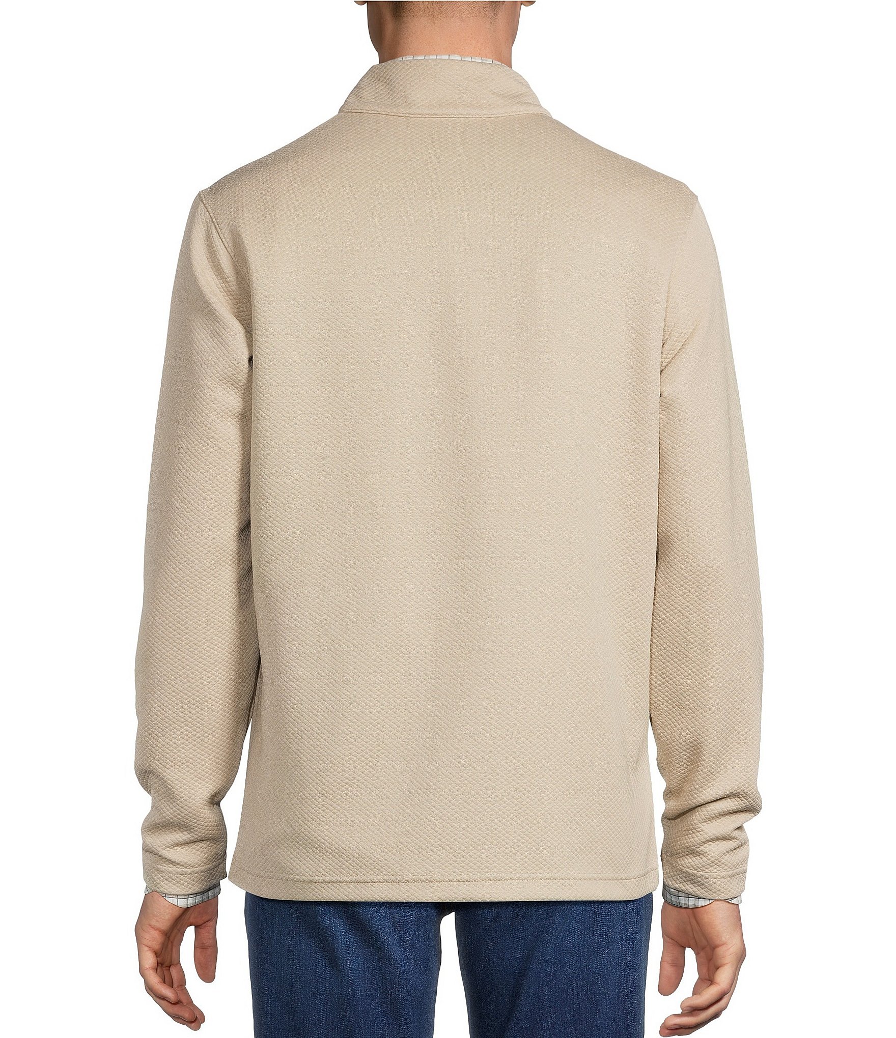 Cremieux Blue Label Textured Quarter-Zip Pullover