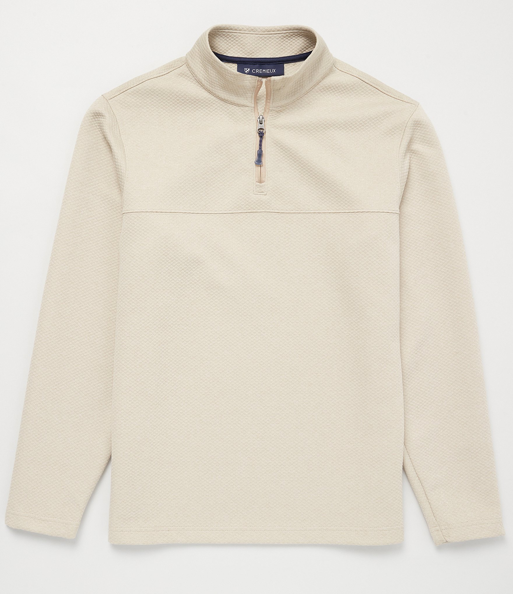 Cremieux Blue Label Textured Quarter-Zip Pullover