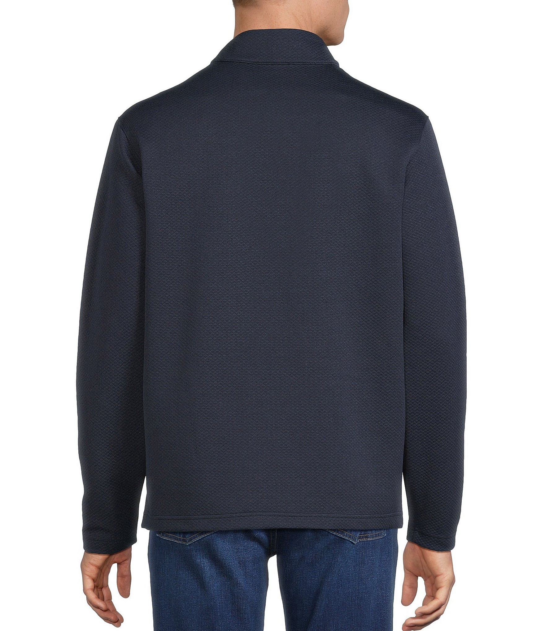 Cremieux Blue Label Textured Quarter-Zip Pullover