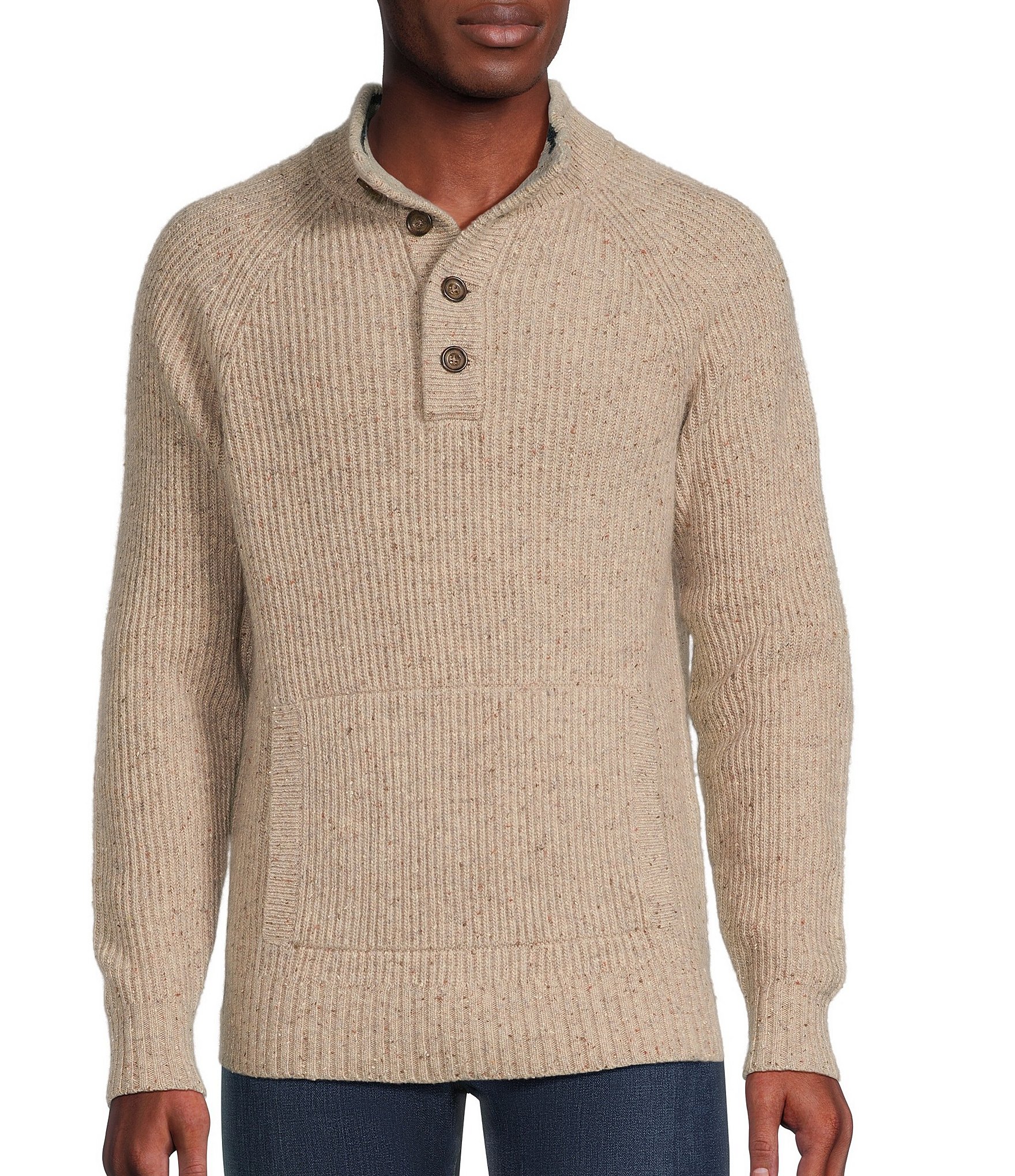 Cremieux Blue Label The Gamekeeper Collection Donegal Wool Nylon Button ...